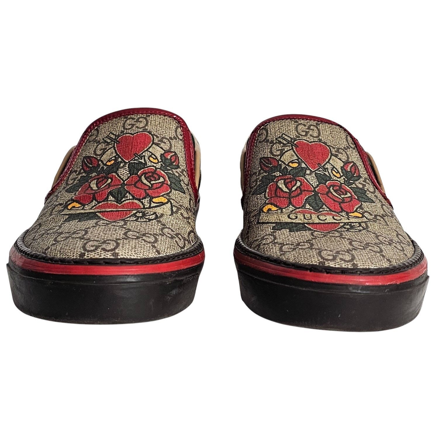 Gucci Gucci GG Supreme coated canvas slip-on loafers Size US 6 / IT 36 - 4 Thumbnail