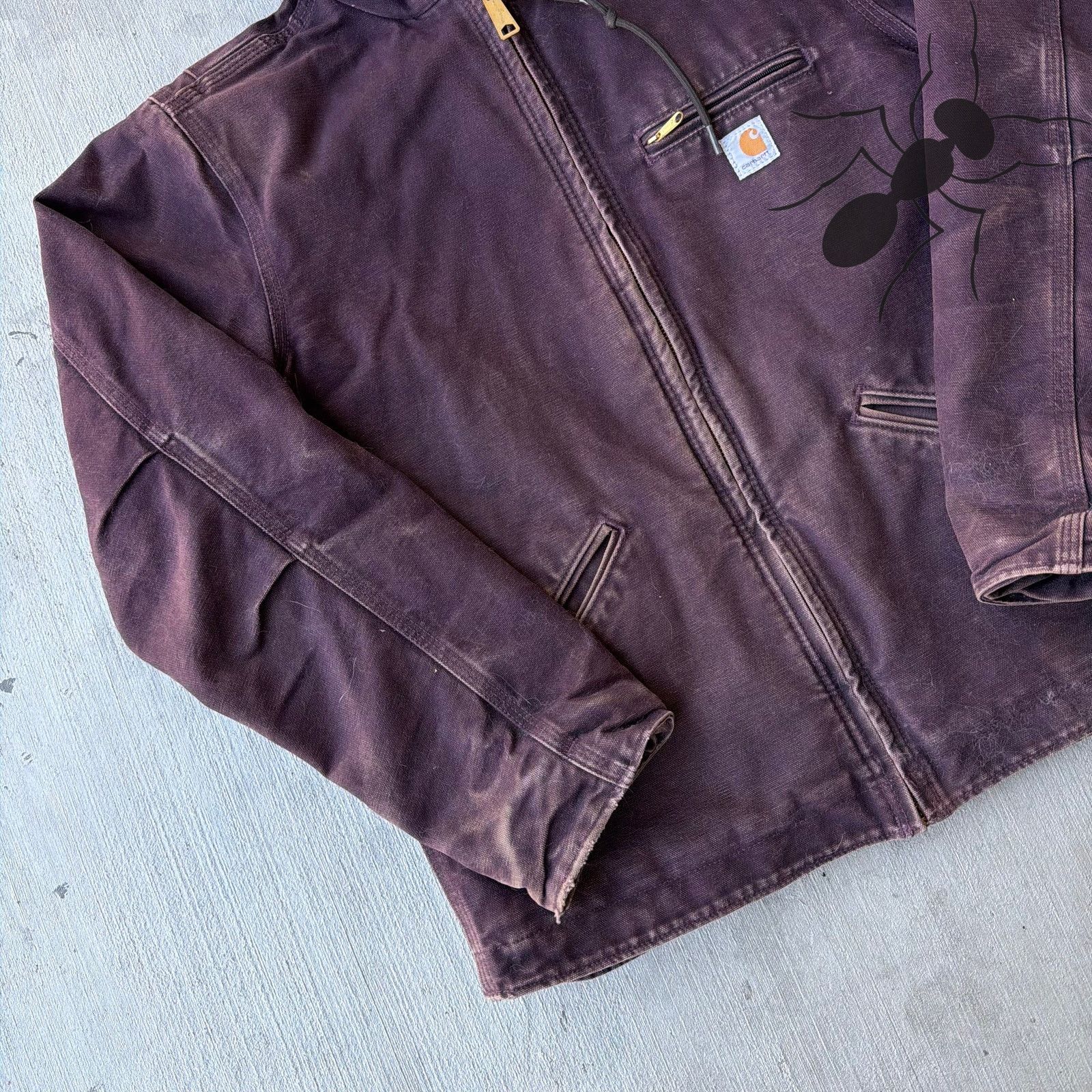 Carhartt × Vintage Carhartt WOMENS WJ141 DWN purple Sierra work wear jacket Size US S / EU 44-46 / 1 - 2 Thumbnail
