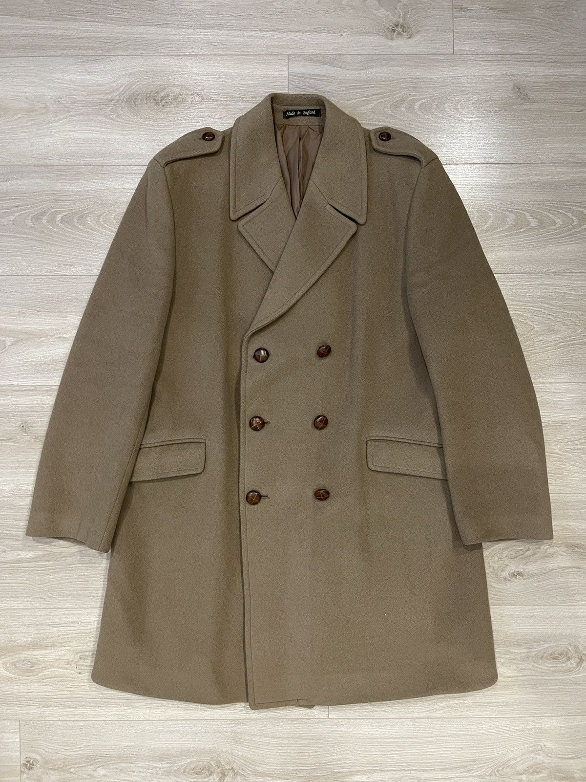 Vintage Vintage John Lewis Double Breasted Overcoat England Coat XL Size US XL / EU 56 / 4 - 1 Thumbnail