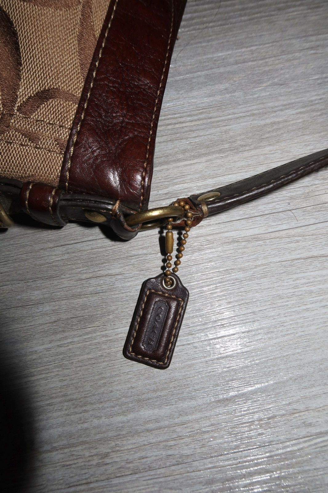 Coach × Vintage Coach Small Zoe Signature Zip Top handbag Size ONE SIZE - 3 Thumbnail