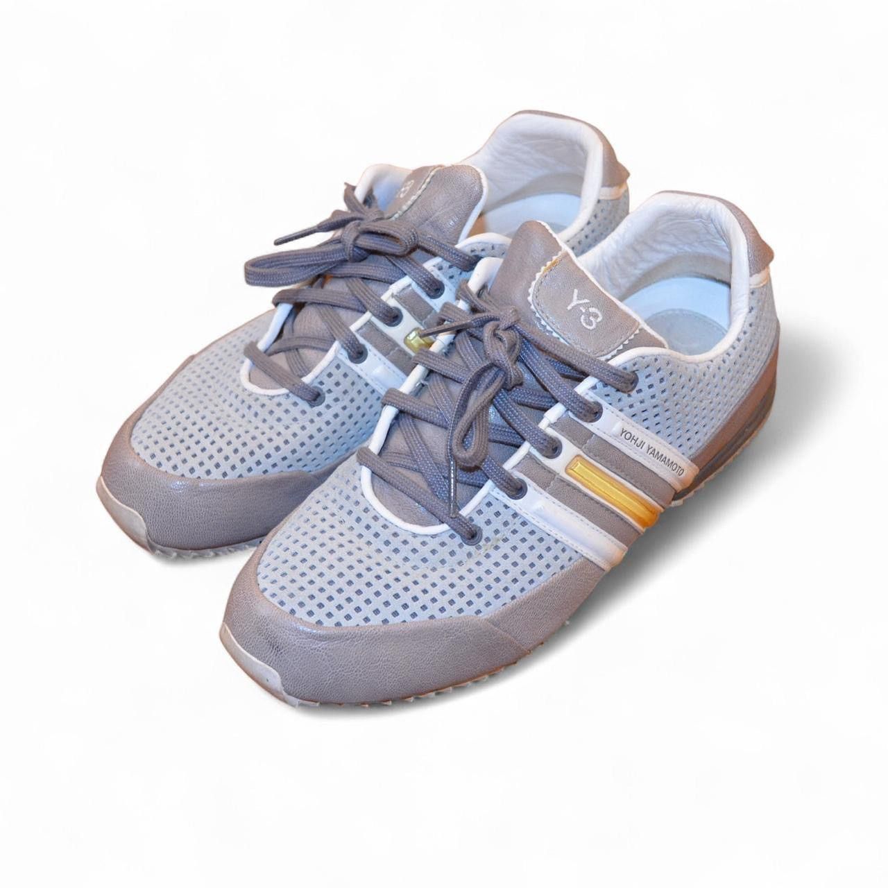 Y-3 VTG Y3 Yohji Yamamoto x Adidas grey leather sneakers size 8 Size US 8 / EU 41 - 2 Thumbnail
