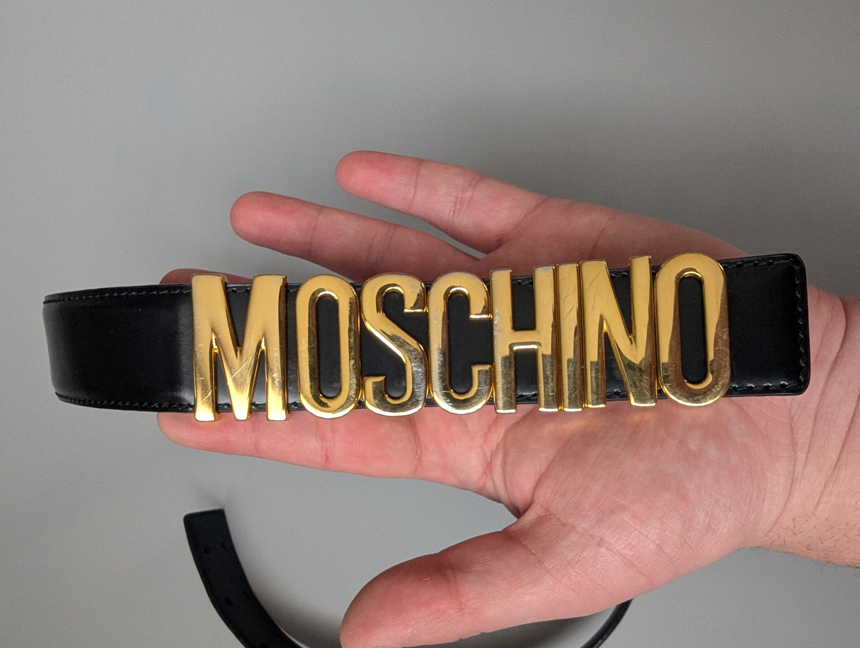 Moschino Moschino leather belt Logo Size ONE SIZE - 5 Thumbnail