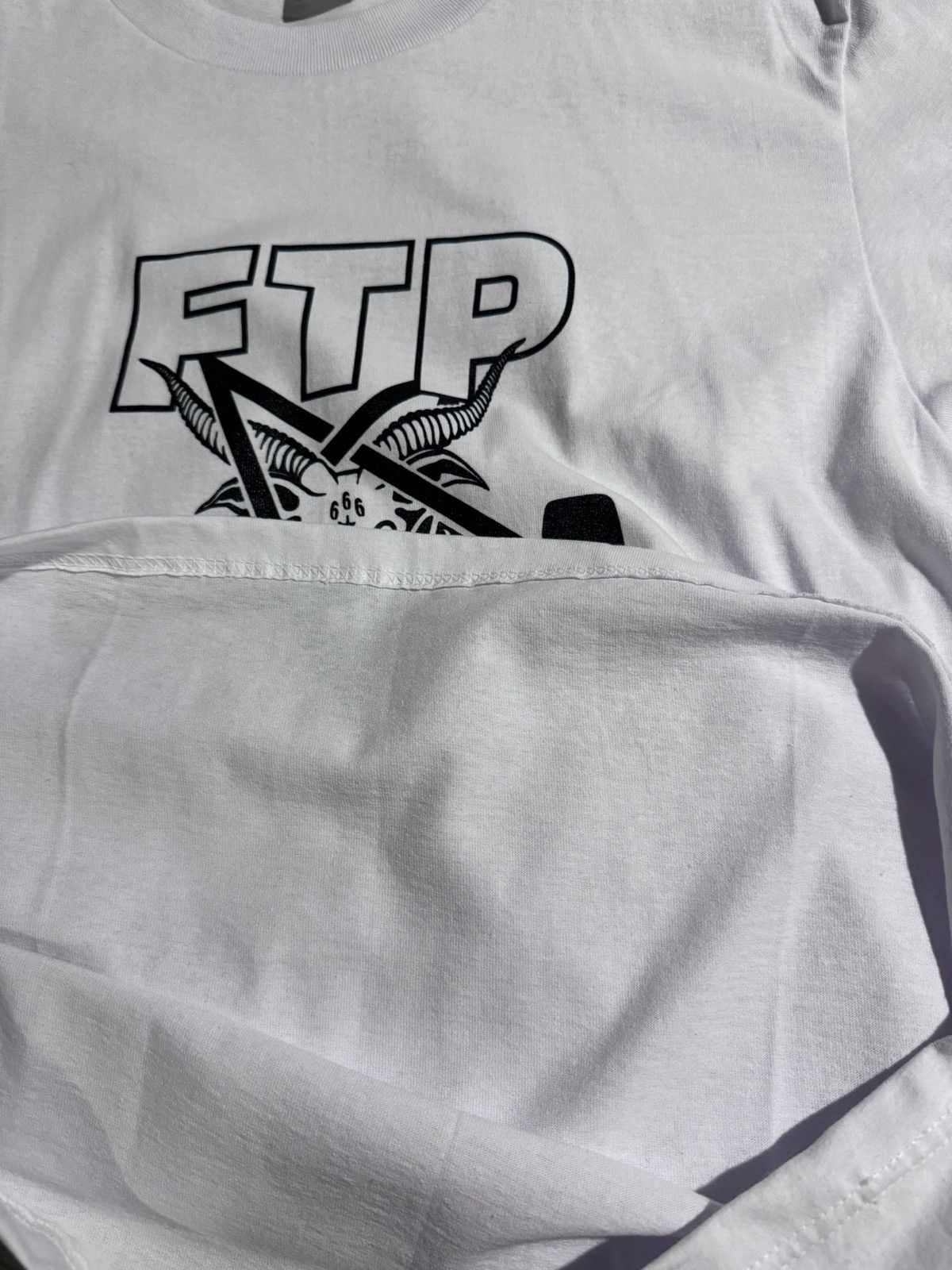Fuck The Population × Thrasher 𖤐 FTP x THRASHER SKATEGOAT T goat pentagram suicideboys g59 Size US M / EU 48-50 / 2 - 7 Thumbnail