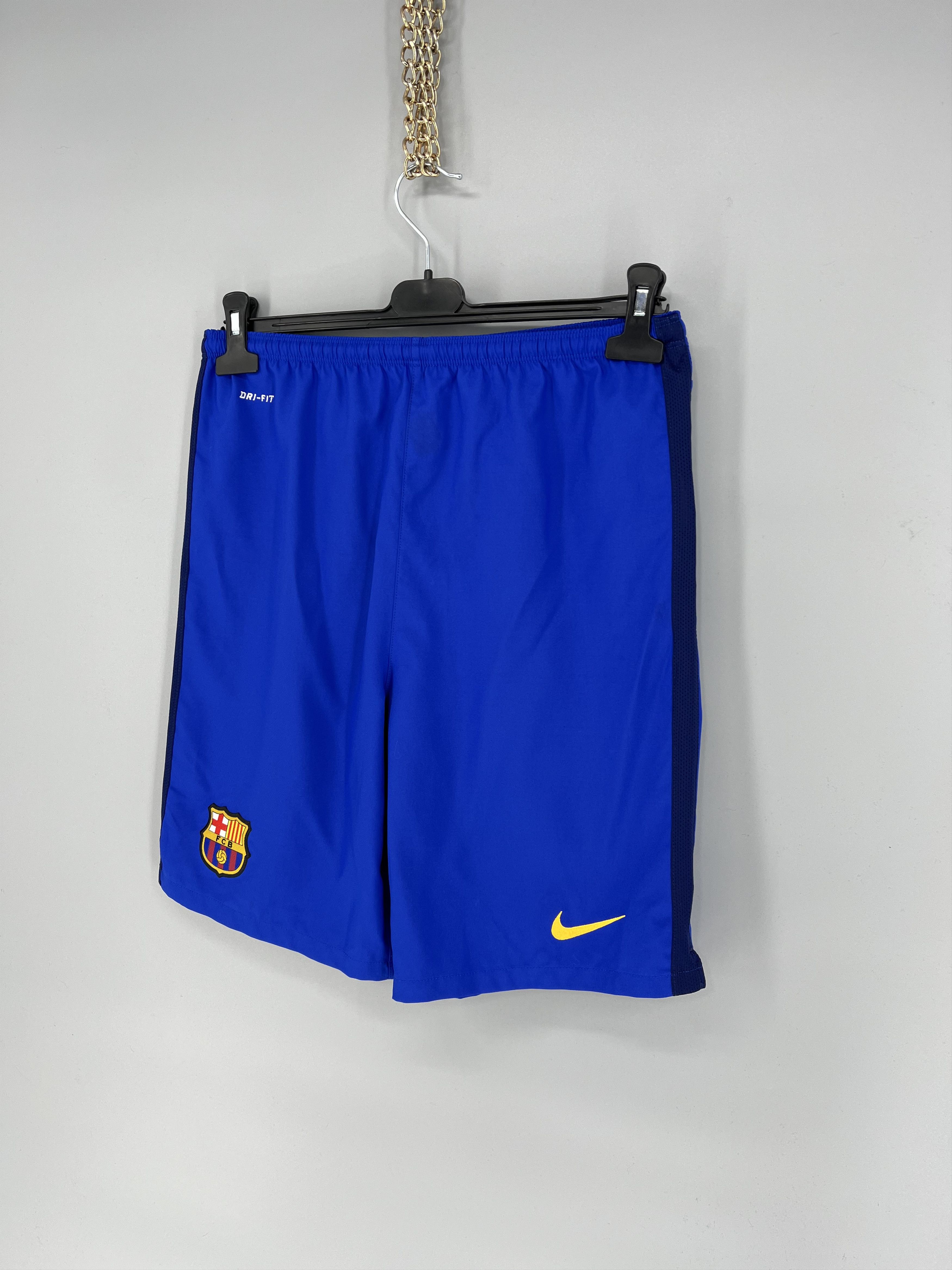 Nike Nike Barcelona Home Dri Fit Black Logo Shorts Size Xs/S Size US 30 / EU 46 - 3 Thumbnail