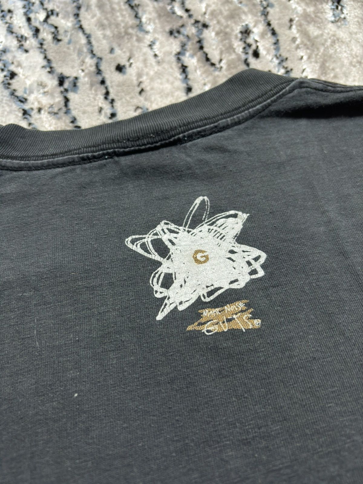 Band Tees × Vintage Vintage distressed single stitch t shirt wake eat work 90s Size US XL / EU 56 / 4 - 5 Thumbnail