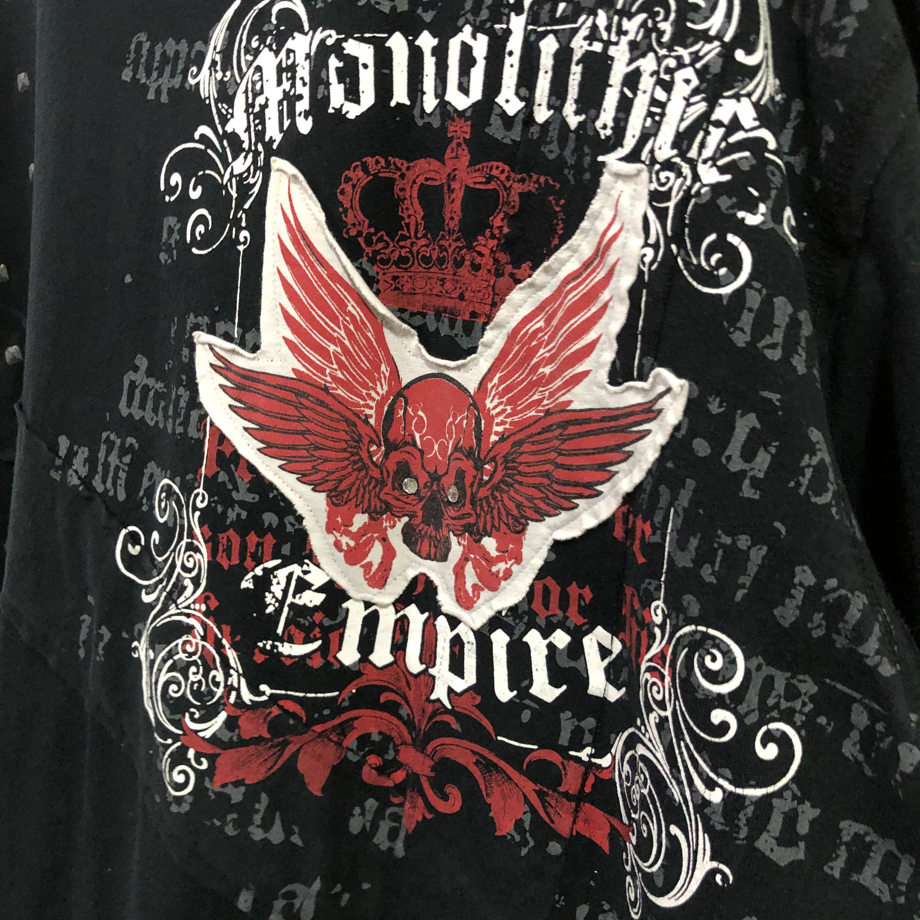 Band Tees Raw Blue Monolith empire over print hardcore tshirt Size US XL / EU 56 / 4 - 5 Thumbnail