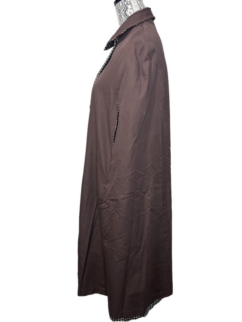 Other Vintage plaid reversible Cape Coat Size sm-m Black and Beige Size M / US 6-8 / IT 42-44 - 10 Thumbnail