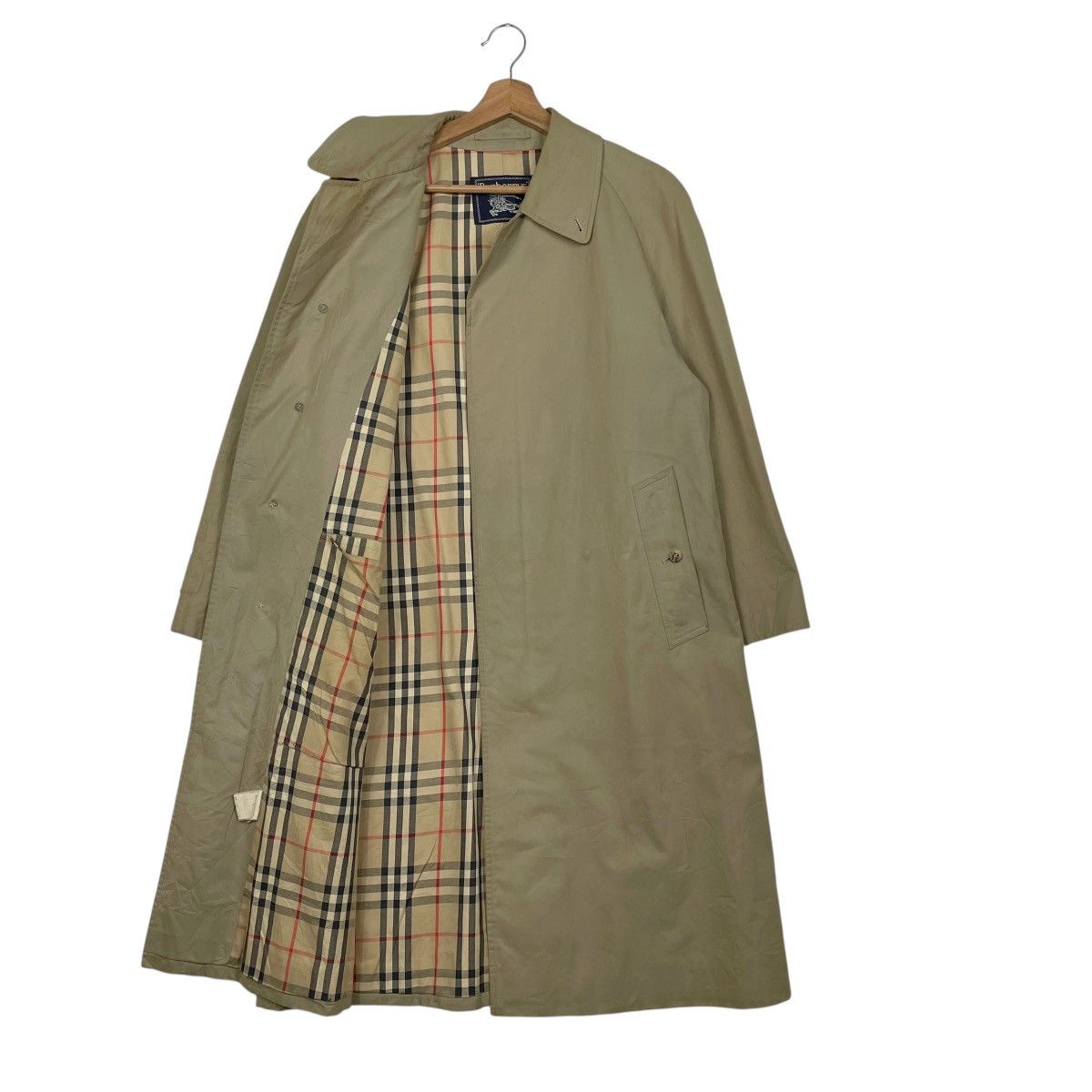 Burberry Vintage Burberrys Nova Check Trench Coat Size US M / EU 48-50 / 2 - 10 Thumbnail