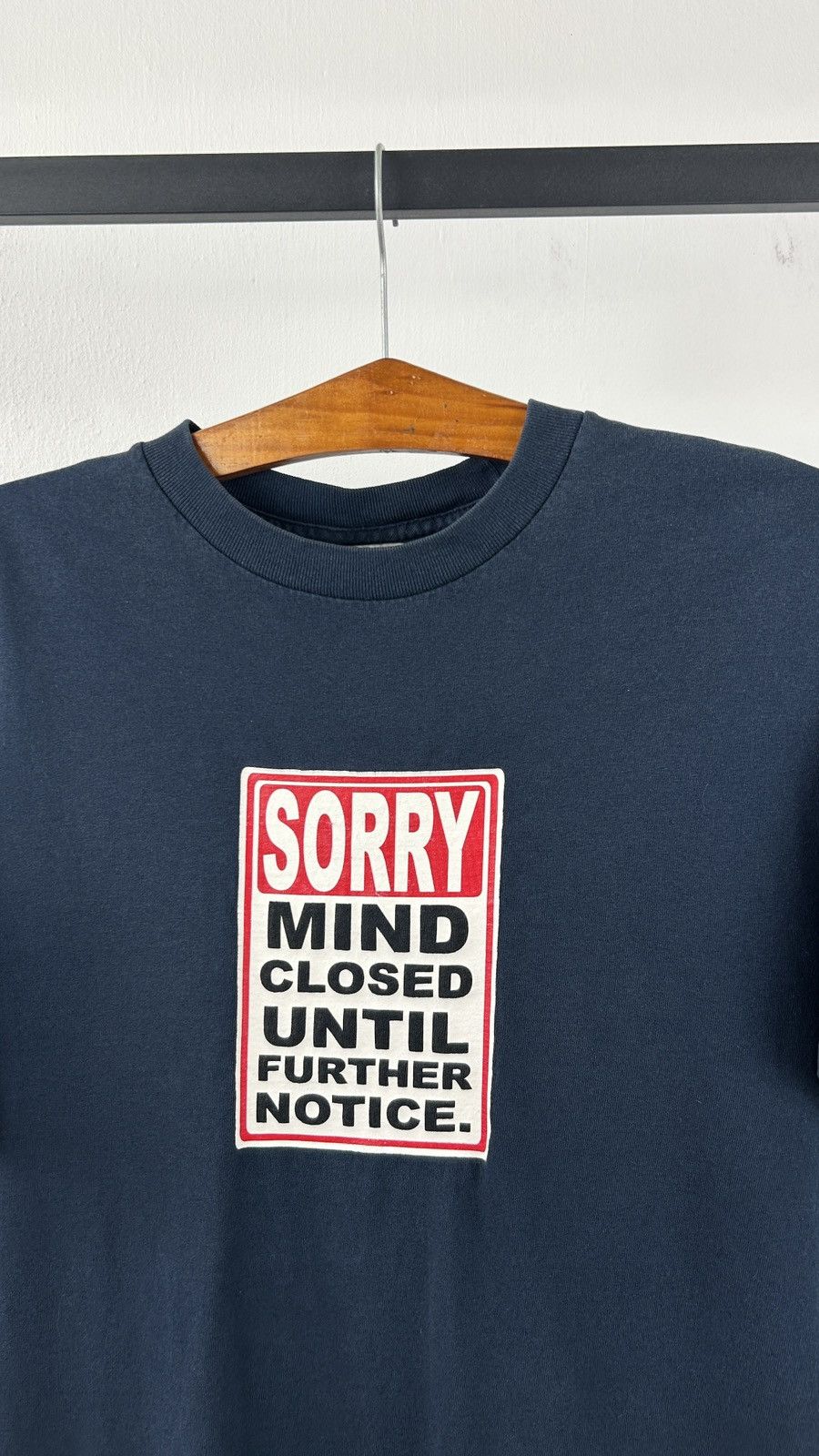 Vintage 1990s Wording Tee Size US M / EU 48-50 / 2 - 6 Thumbnail