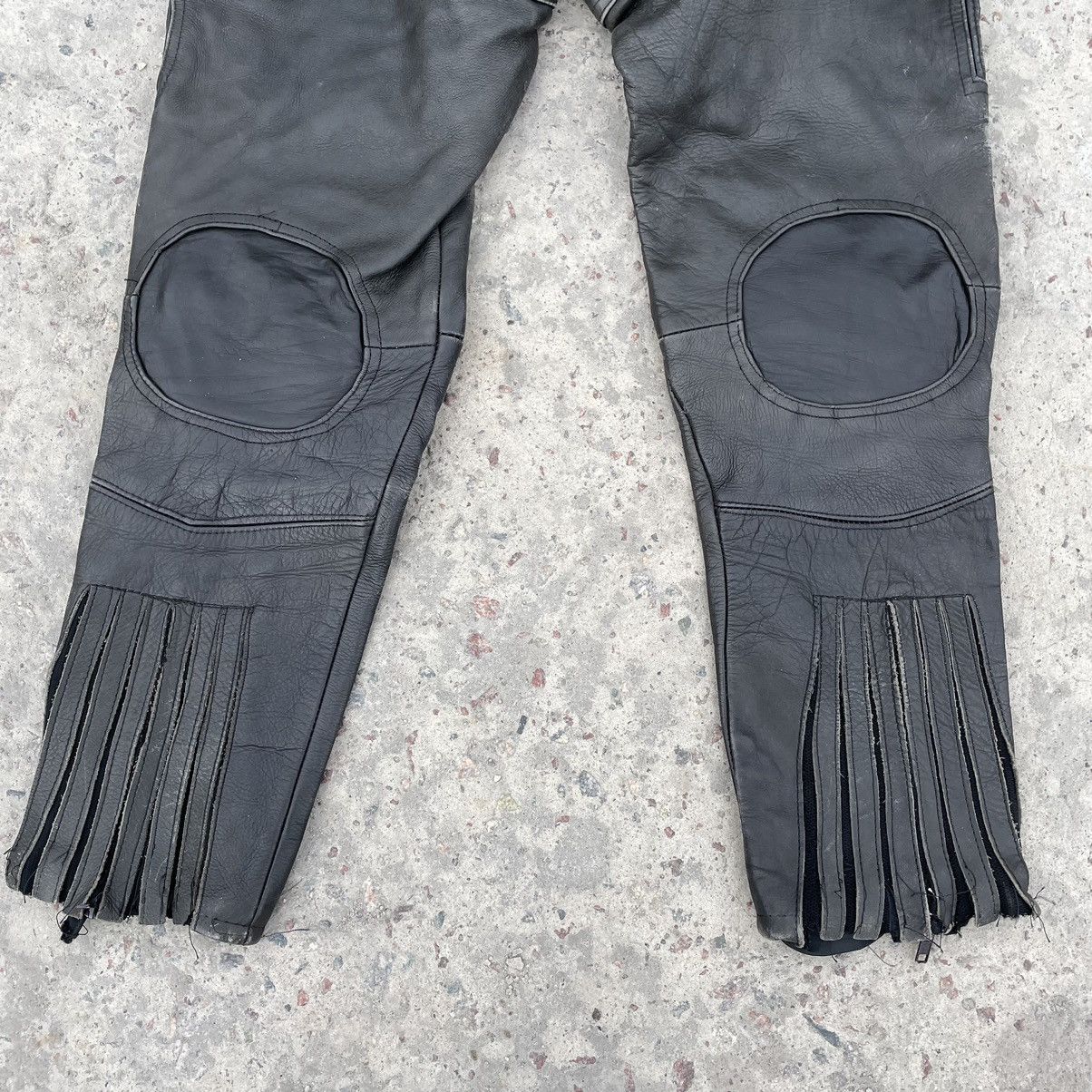 Other Vintage Moto Leather Pants 52 90s USA Hype Japanese Style Size US 33 - 8 Thumbnail