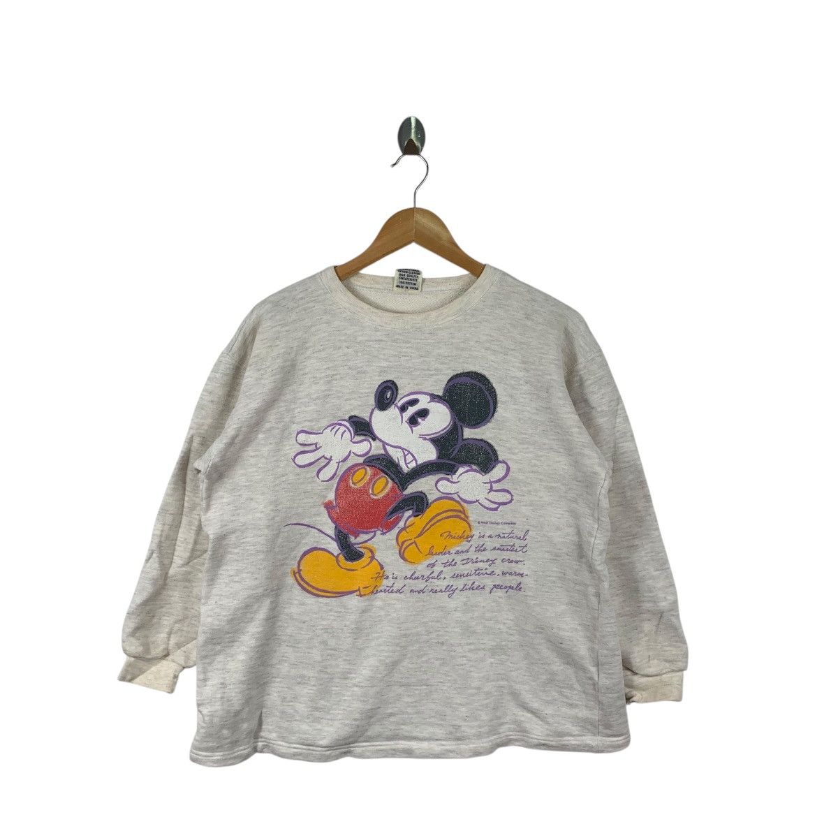 Disney Vintage DISNEY MICKEY MOUSE Dia Club Disneyland Sweatshirt Size M / US 6-8 / IT 42-44 - 3 Thumbnail