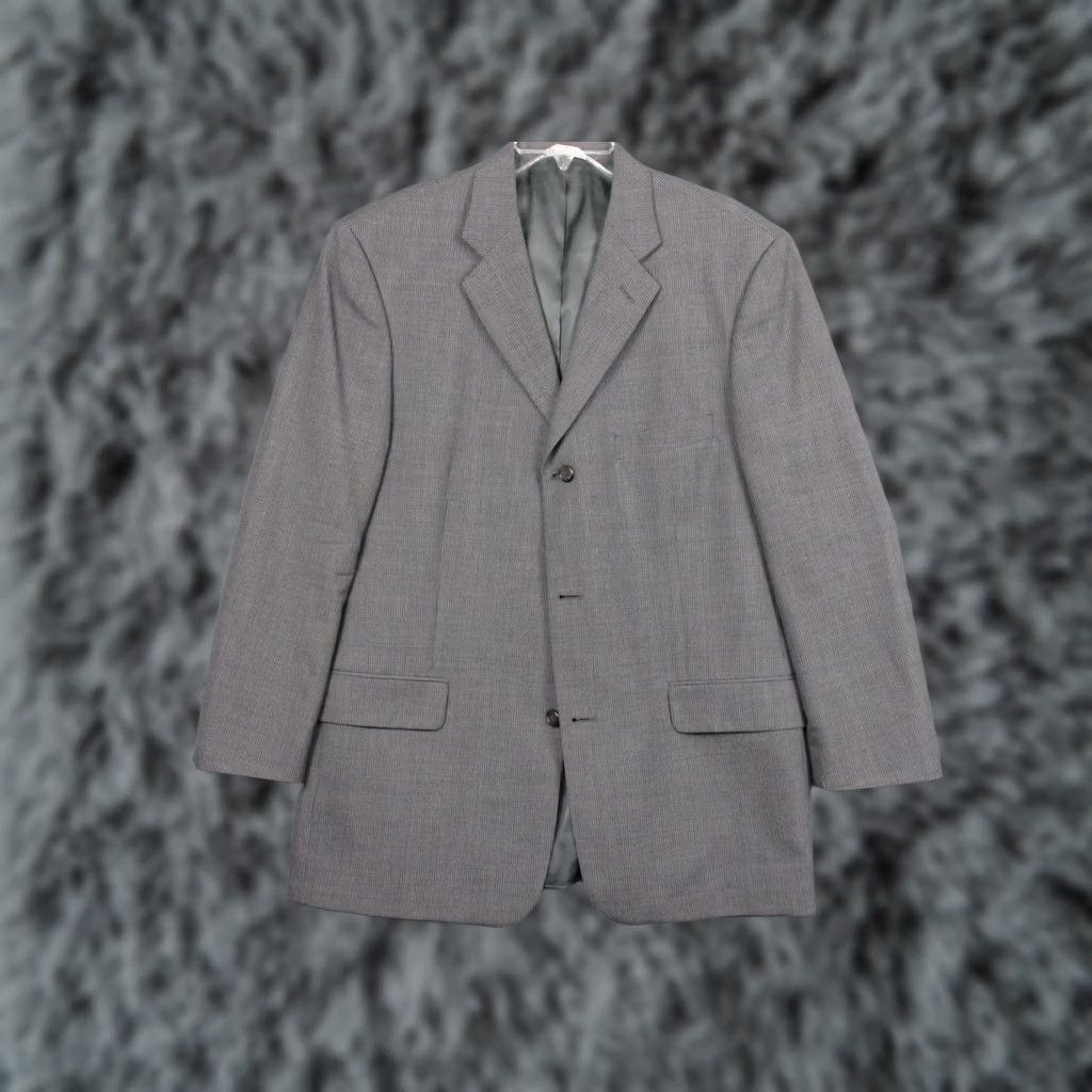 Brooks Brothers Brooks Brothers Suit Jacket Mens 42R Gray Pinstripe Wool 3 Button Size 42R - 1 Thumbnail