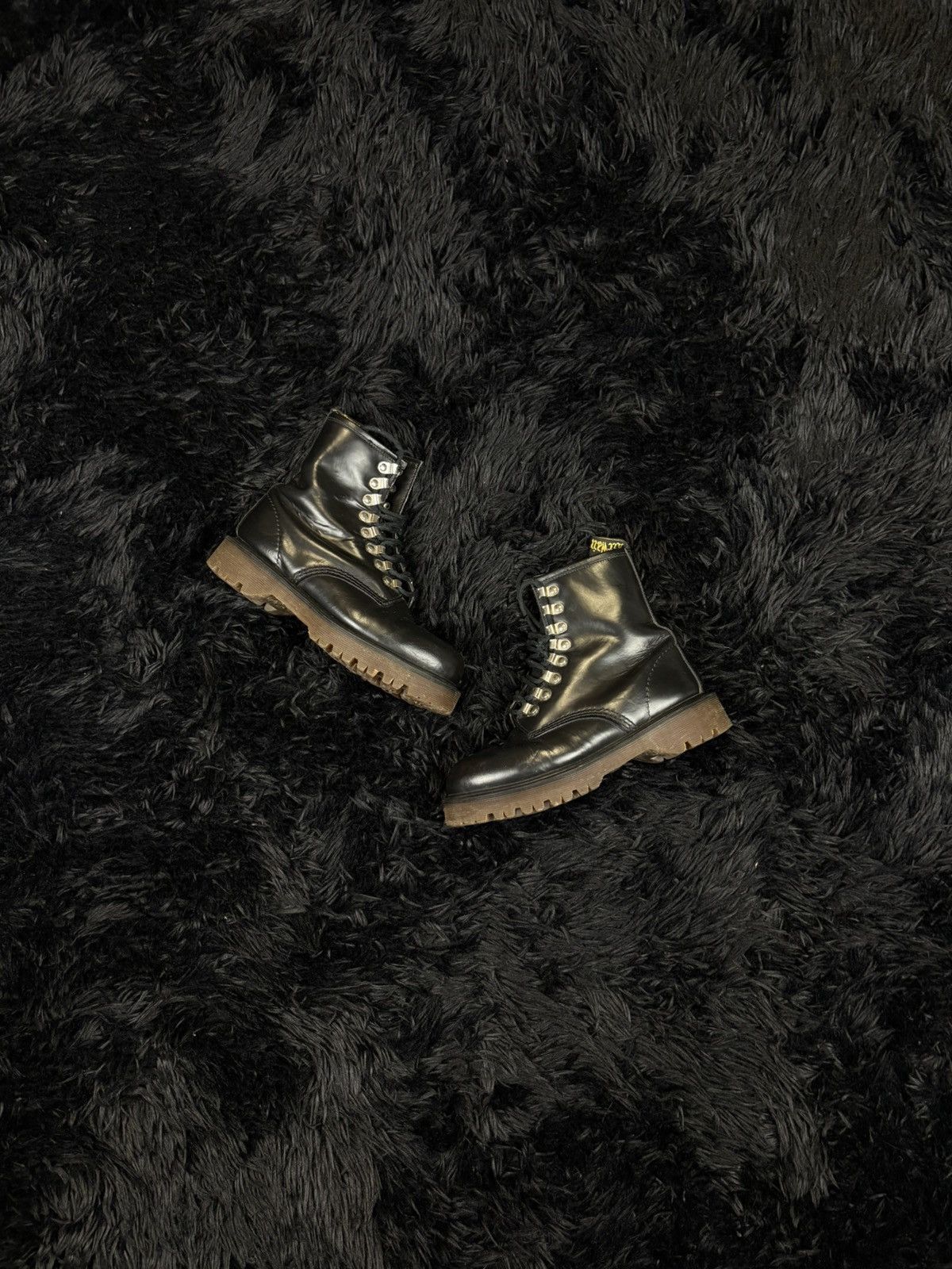 Dr. Martens Vintage Dr Martens Combat England Leather Boots Size US 7 / IT 37 - 1 Thumbnail