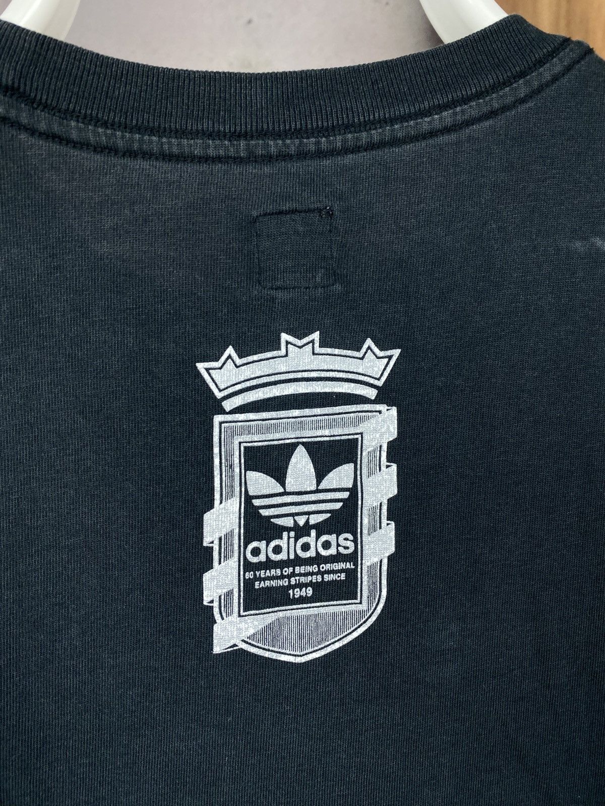 Adidas 🎙️Vintage T-Shirt Adidas Rap Silver Chain Big Logo Tee🎙️ Size US M / EU 48-50 / 2 - 10 Thumbnail