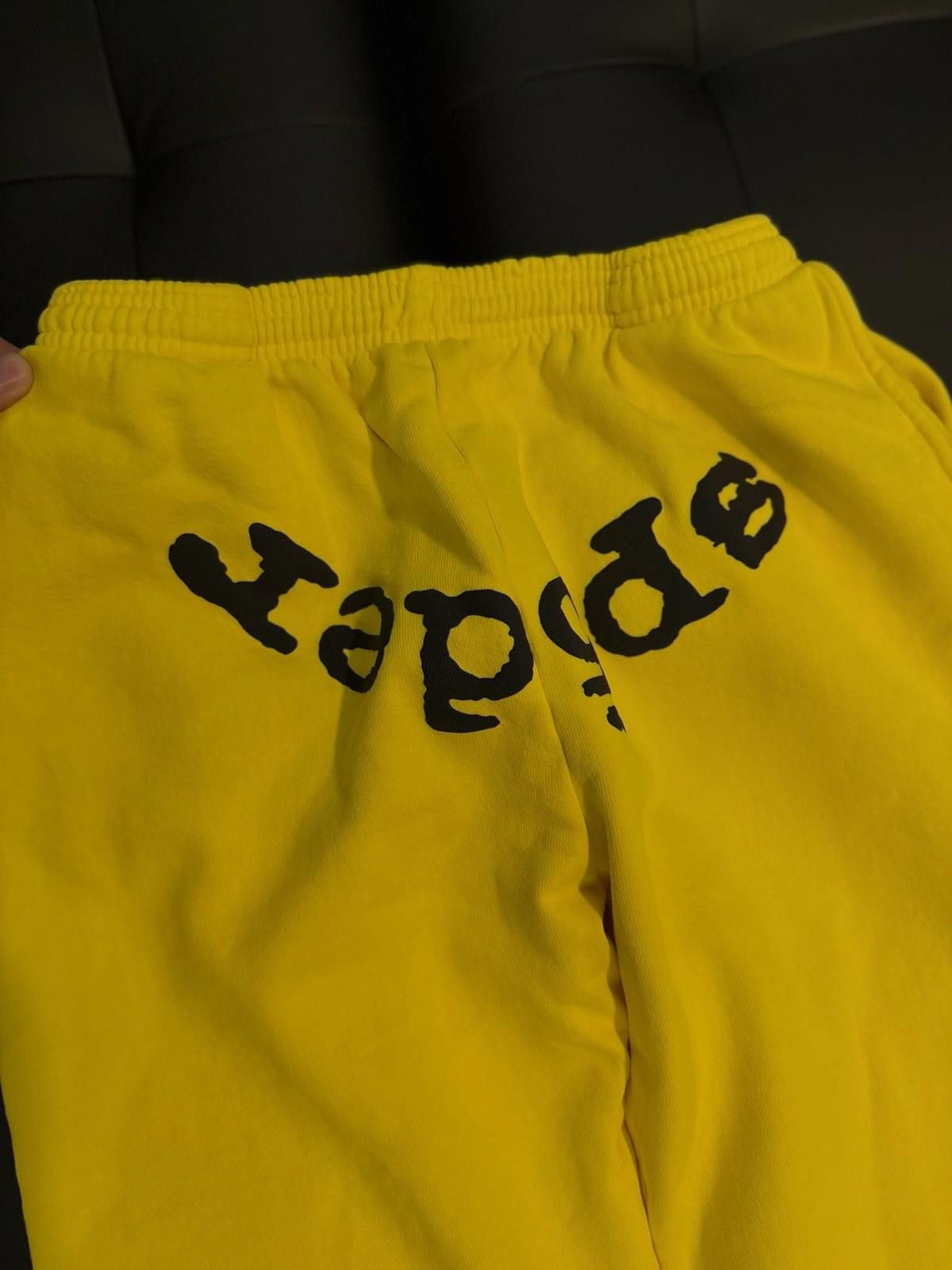 Sp5der Size M - Sp5der Worldwide Yellow Sweatpants Spider Size US 32 / EU 48 - 3 Thumbnail