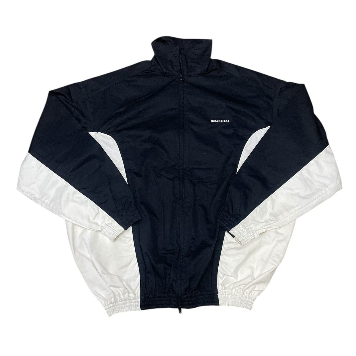 Balenciaga Balenciaga Colour-Block Logo Track Oversize Jacket Size US M / EU 48-50 / 2 - 2 Thumbnail