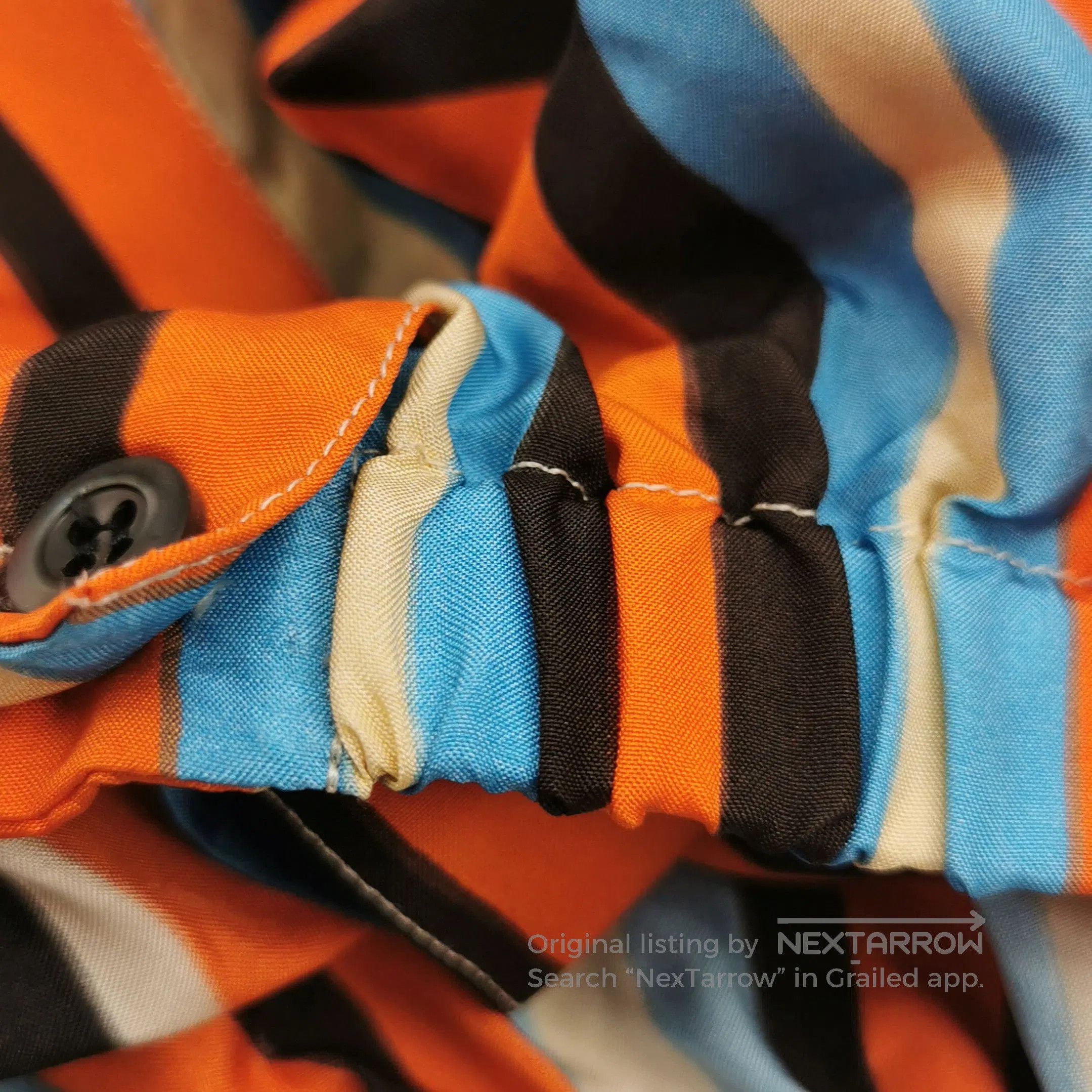 Prada Prada Colorful Striped Long Sleeve Shirt . Size XS / US 0-2 / IT 36-38 - 8 Thumbnail