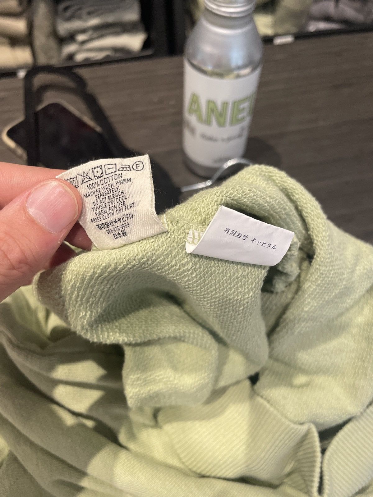 Kapital Kapital Logo Hoodie Seafoam Size 5 Size US XXL / EU 58 / 5 - 6 Thumbnail