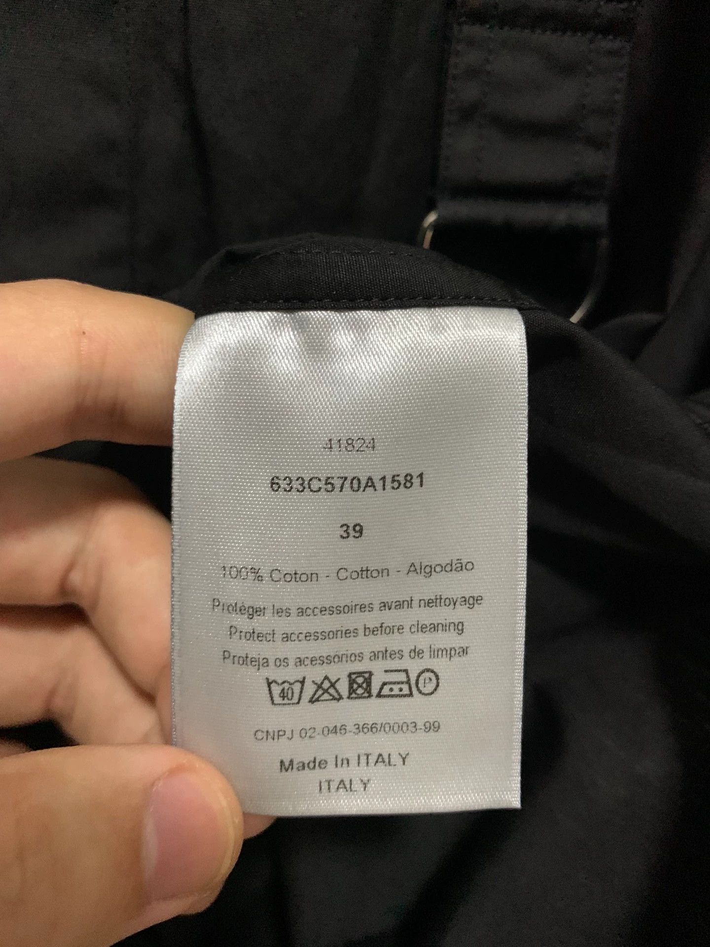 Dior Dior Homme SS17 black chest ring shirt Size US M / EU 48-50 / 2 - 4 Thumbnail
