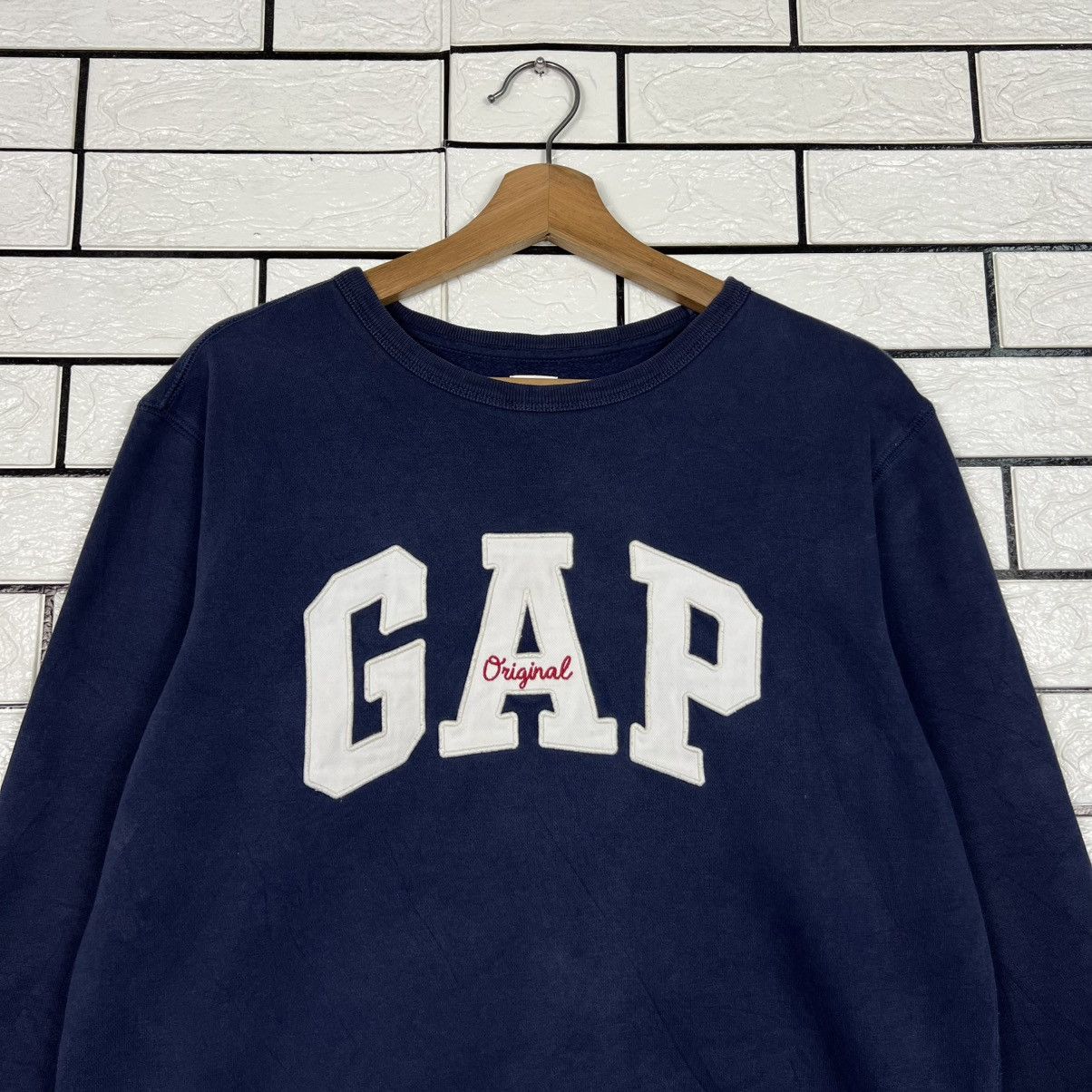 Gap GAP Spellout Big Logo Crewneck Sweatshirt #4224-C192 Size US S / EU 44-46 / 1 - 2 Thumbnail