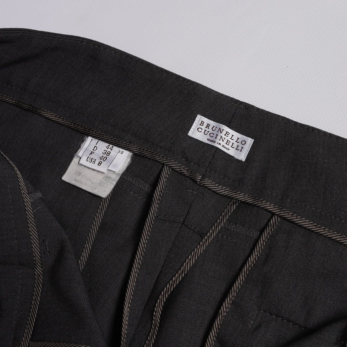 Brunello Cucinelli Brunello Cucinelli Light Wool Trousers Tailored Pants Casual Size 30" / US 8 / IT 44 - 7 Thumbnail