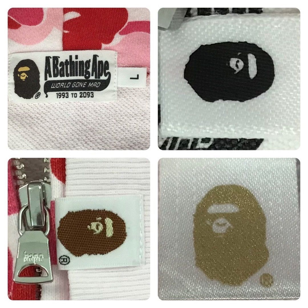 Bape BAPE logo ABC camo pink full zip hoodie a bathing ape Size US L / EU 52-54 / 3 - 6 Thumbnail
