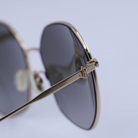 Jimmy Choo Jimmy Choo ASTRA/F/SK 0000 HA Sunglasses Gold Geometric Size ONE SIZE - 6 Thumbnail