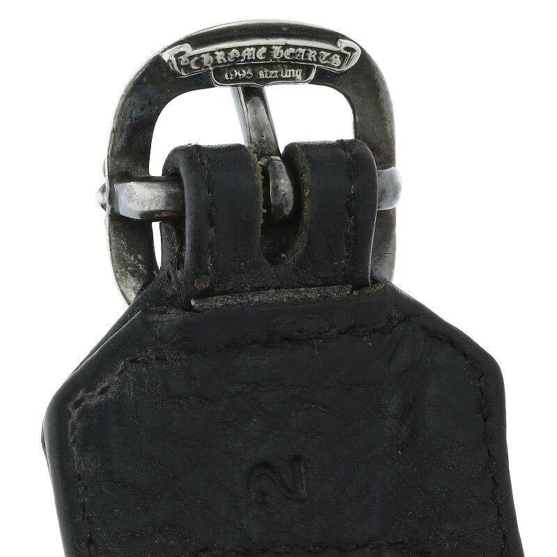 Chrome Hearts RR TINY BUCKLE Leather Bracelet