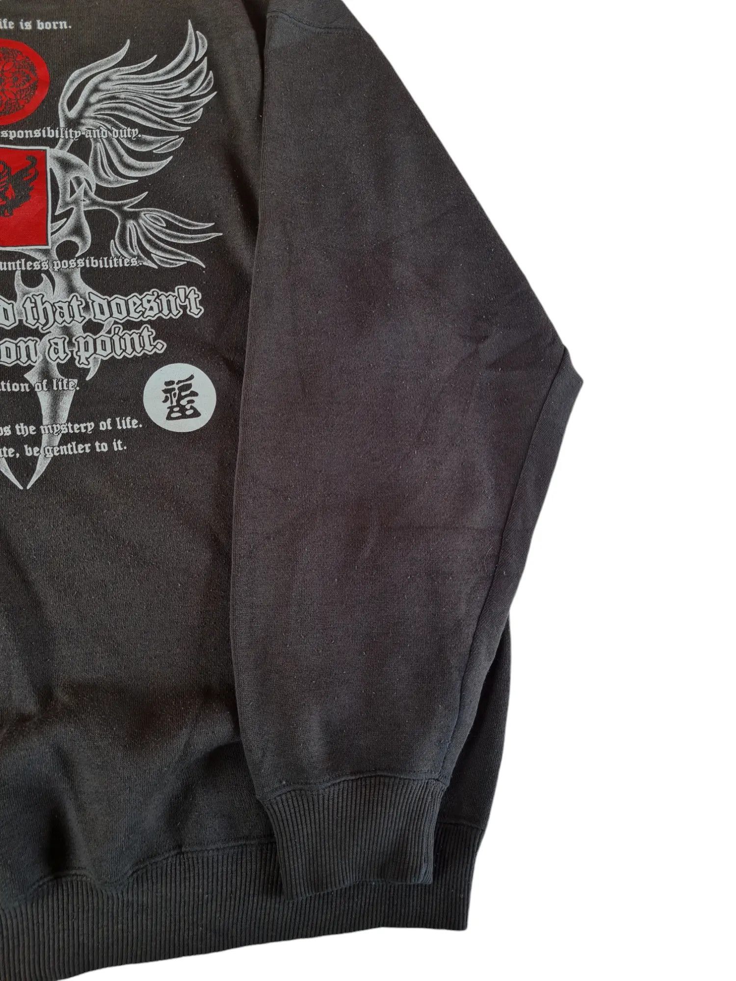 Other Vintage Japanese Brand Sweatshirt Wings Printed Size US L / EU 52-54 / 3 - 4 Thumbnail