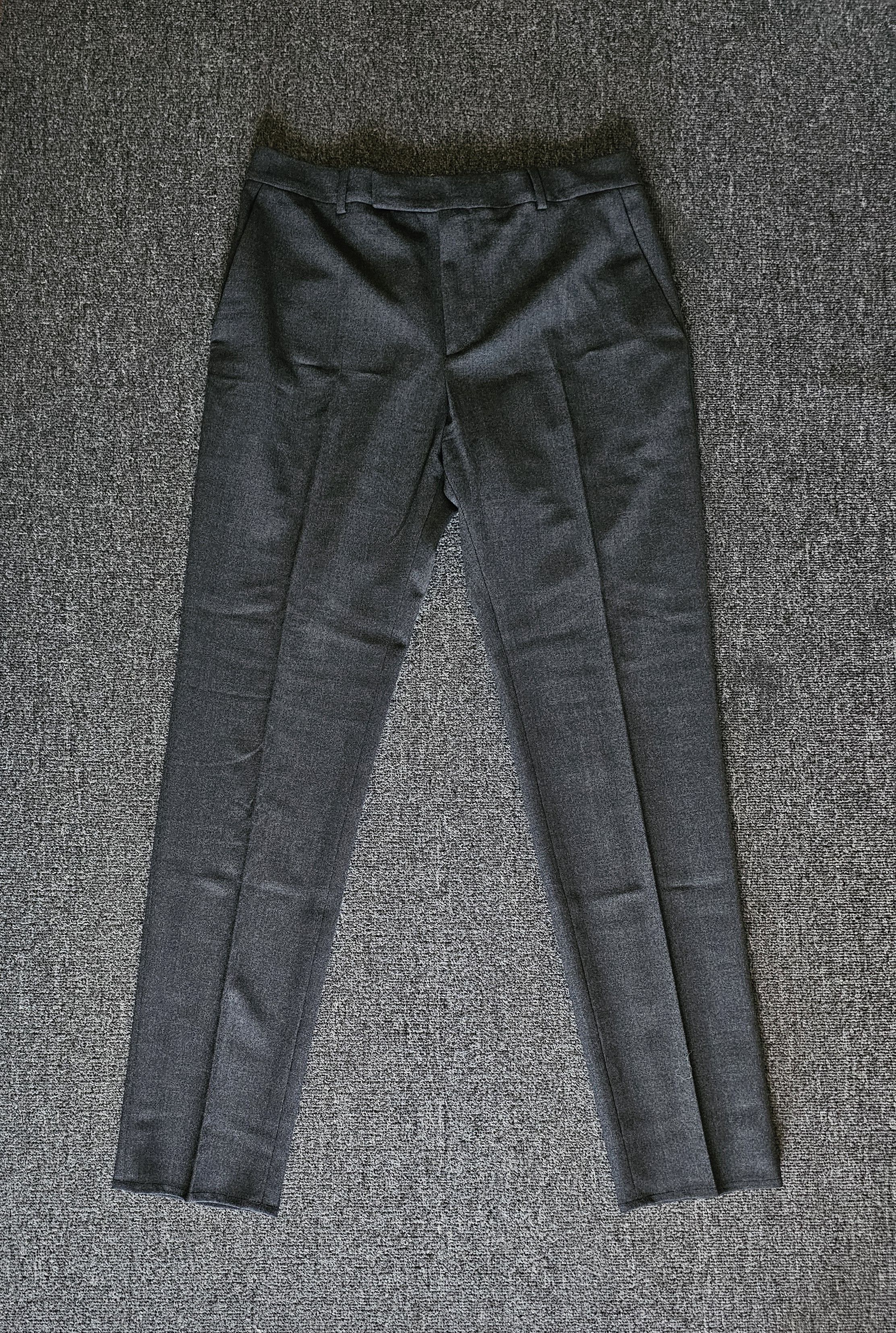 Celine Celin Men's Dark Gray High Gram Wool Suit Pants Size 50 Size US 36 / EU 52 - 1 Thumbnail