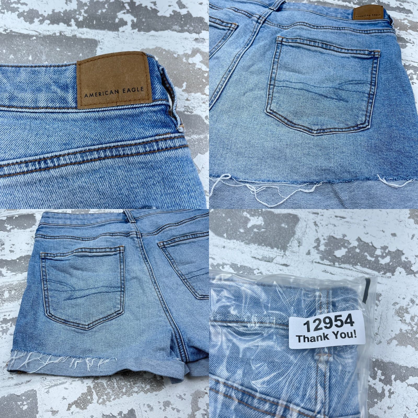 American Eagle Outfitters American Eagle Outfitters Shorts Women 8 Cut Off Baggy Mom Med Wash Faded Holes Jorts Size 30" / US 8 / IT 44 - 9 Thumbnail