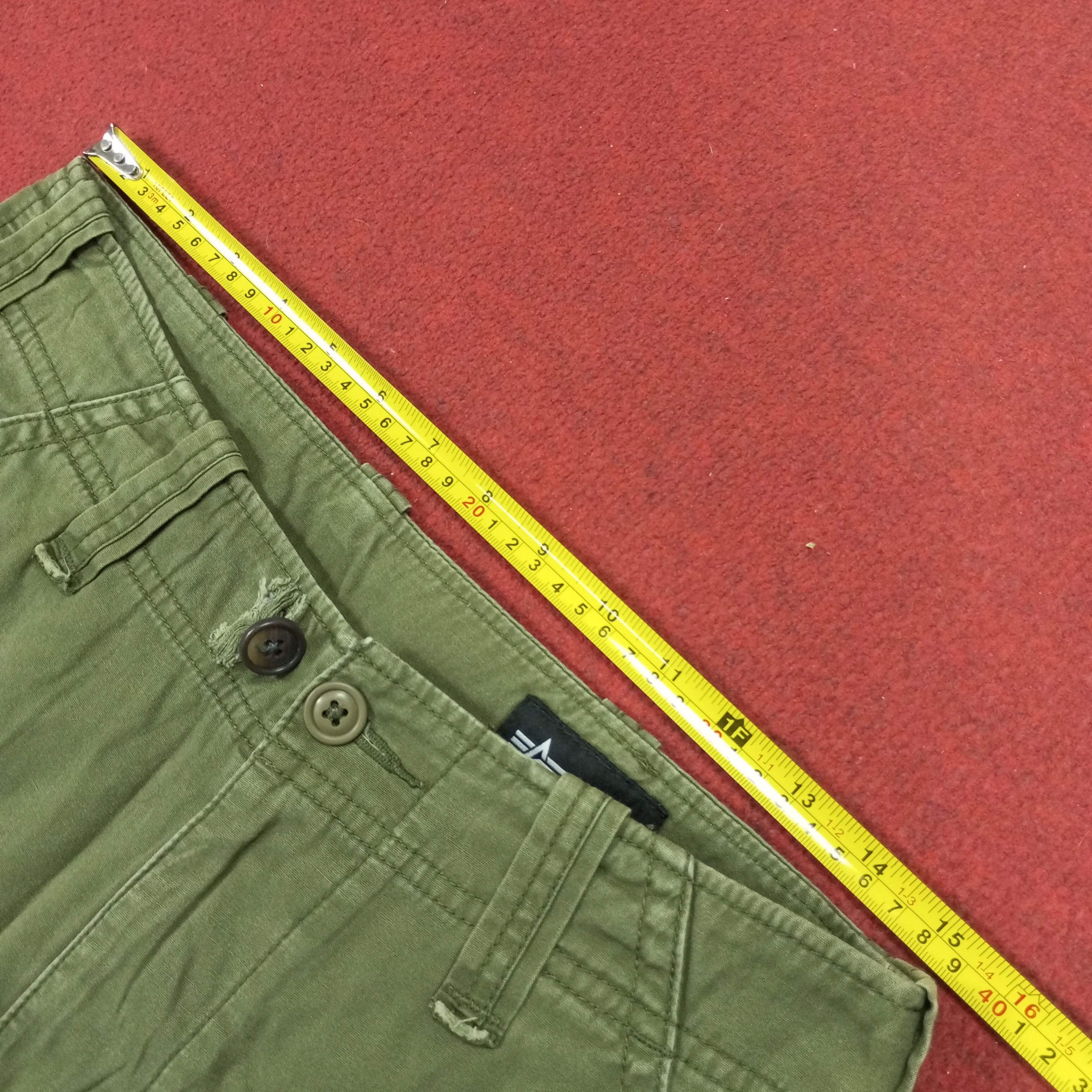 Alpha Industries × Vintage Alpha Industries Cargo Style Pants Multi Pocket Size US 30 / EU 46 - 7 Thumbnail