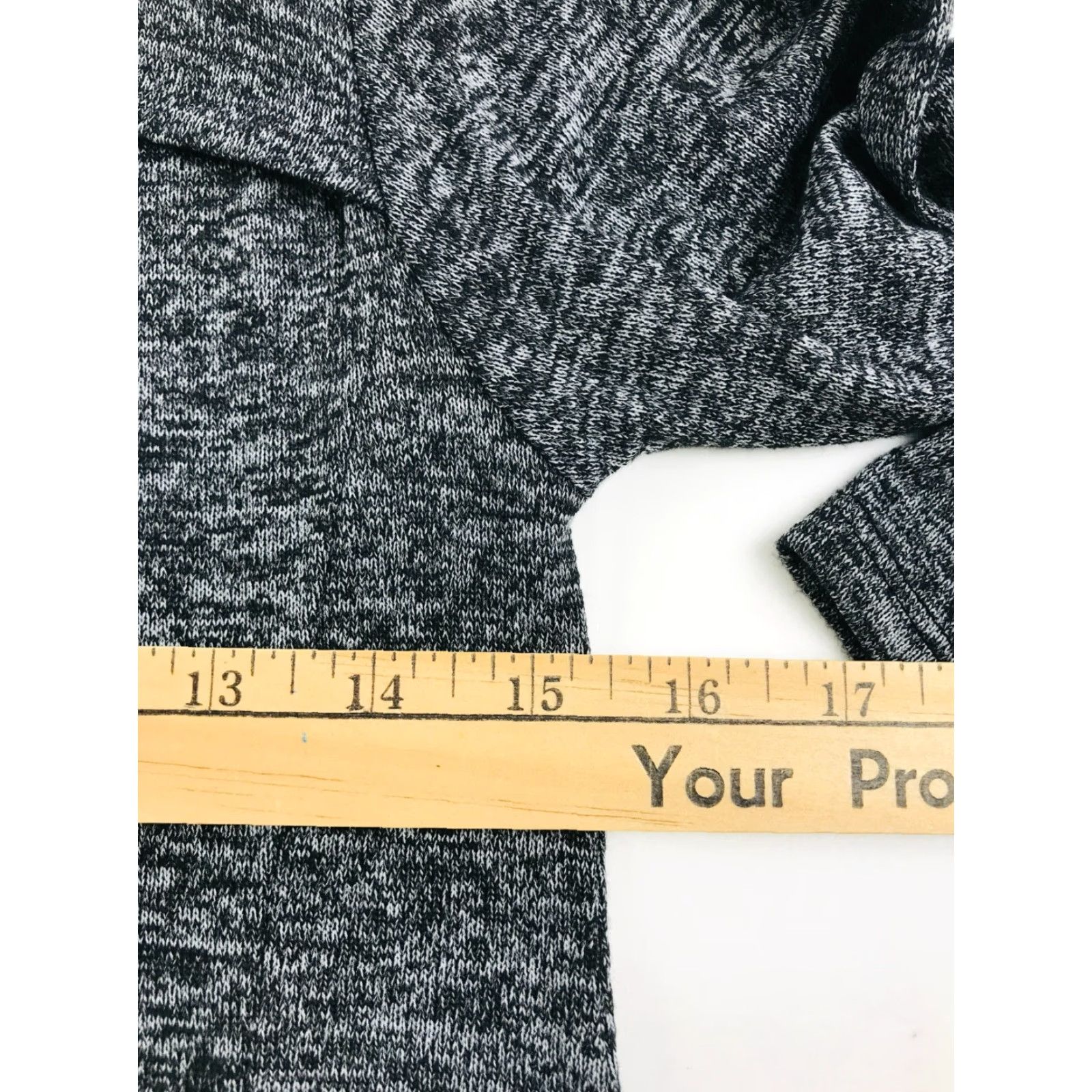 Vintage Maurices Shirt Women's Small Black & Gray Long Sleeve Stretch Key Hole T-Shirt Modern Womens Slim Regular Size S / US 4 / IT 40 - 3 Thumbnail