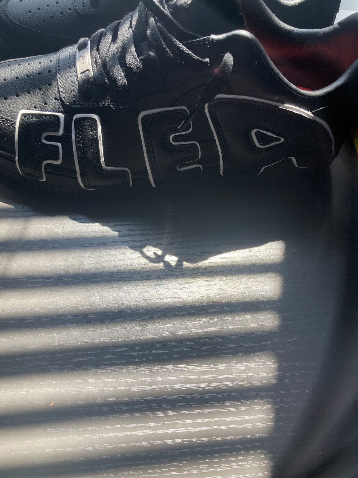 Nike Black airforce 1 nike flea Size US 9 / EU 42 - 1 Thumbnail