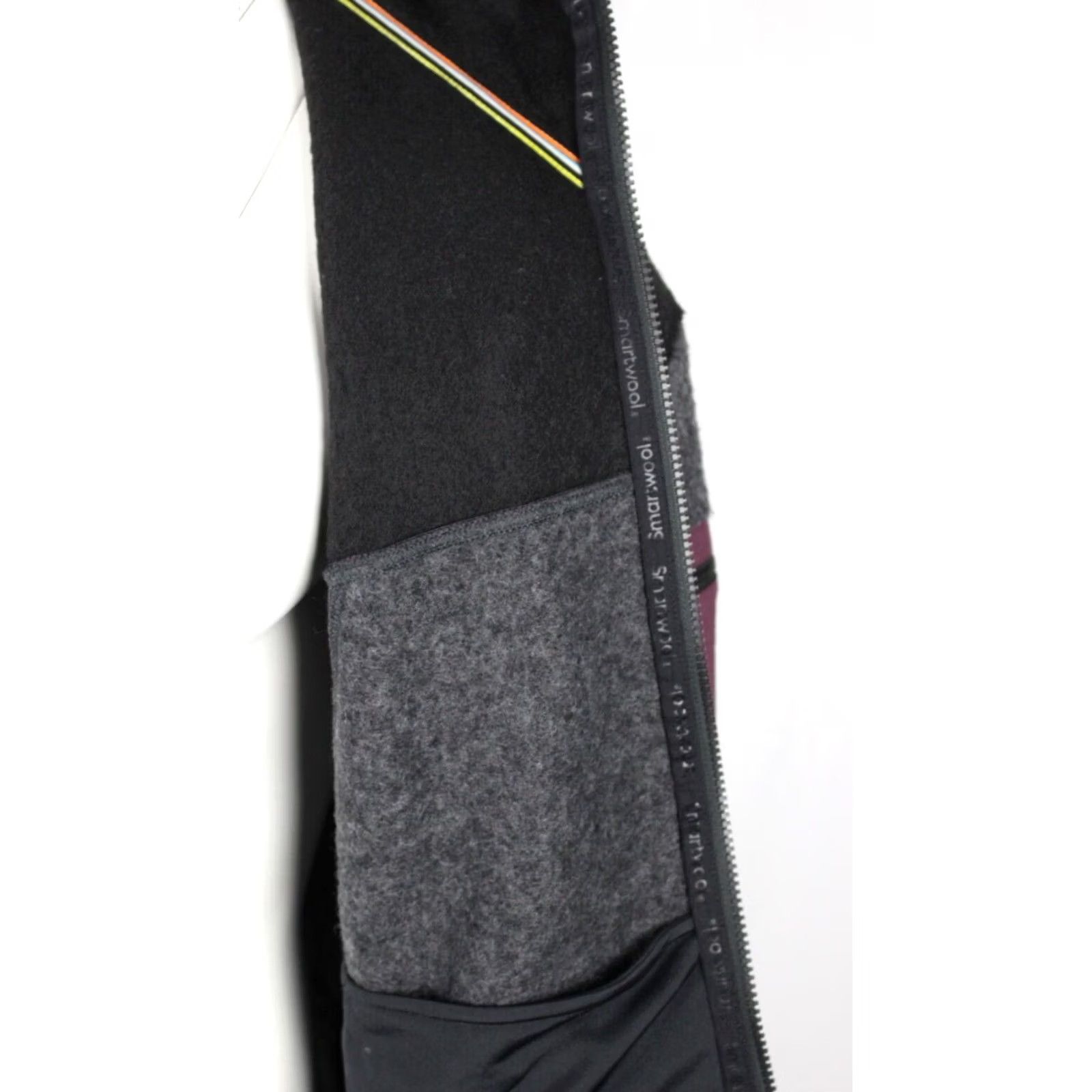 Smartwool SmartWool Men's Hudson Trail Full Zip Jacket Hoodie Wool Blend Charcoal Eggplant Size US L / EU 52-54 / 3 - 7 Thumbnail