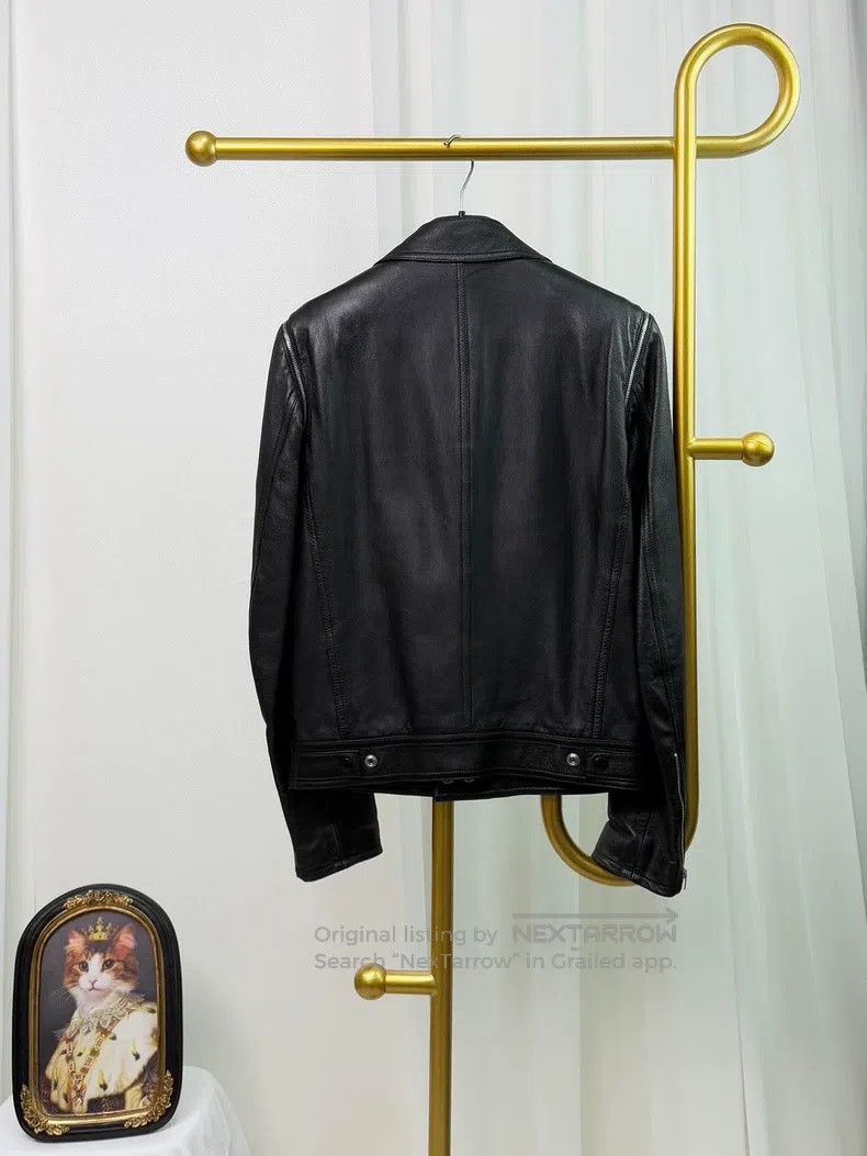 Saint Laurent Paris Saint Laurent Paris Lamb Leather 5-Zip Moto Jacket Size US M / EU 48-50 / 2 - 2 Thumbnail