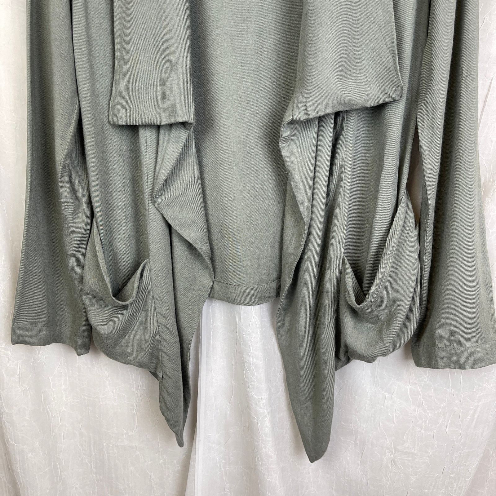 Forever 21 Forever 21 Gray Slouchy Waterfall Duster Jacket Cozy Small Size S / US 4 / IT 40 - 13 Thumbnail