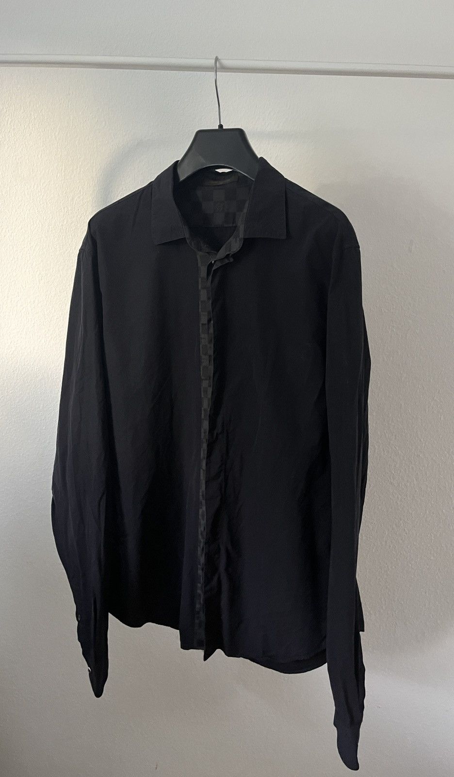 Louis Vuitton Louis Vuitton Damier Graphite Black Button-Up Shirt Size US M / EU 48-50 / 2 - 1 Thumbnail