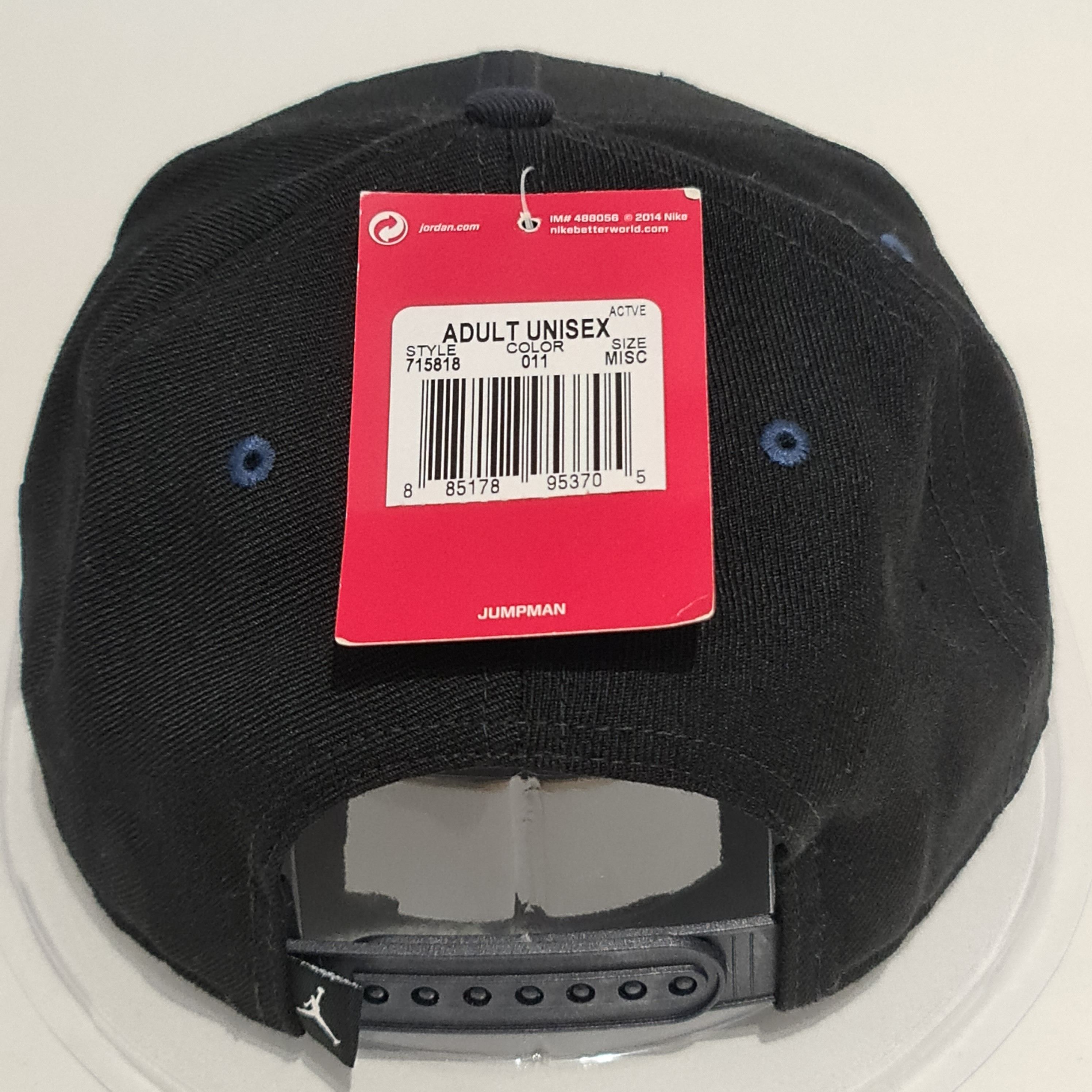 Jordan Brand Jordan Cap Snapback 'RE2PECT' Black/Navy Size ONE SIZE - 9 Thumbnail
