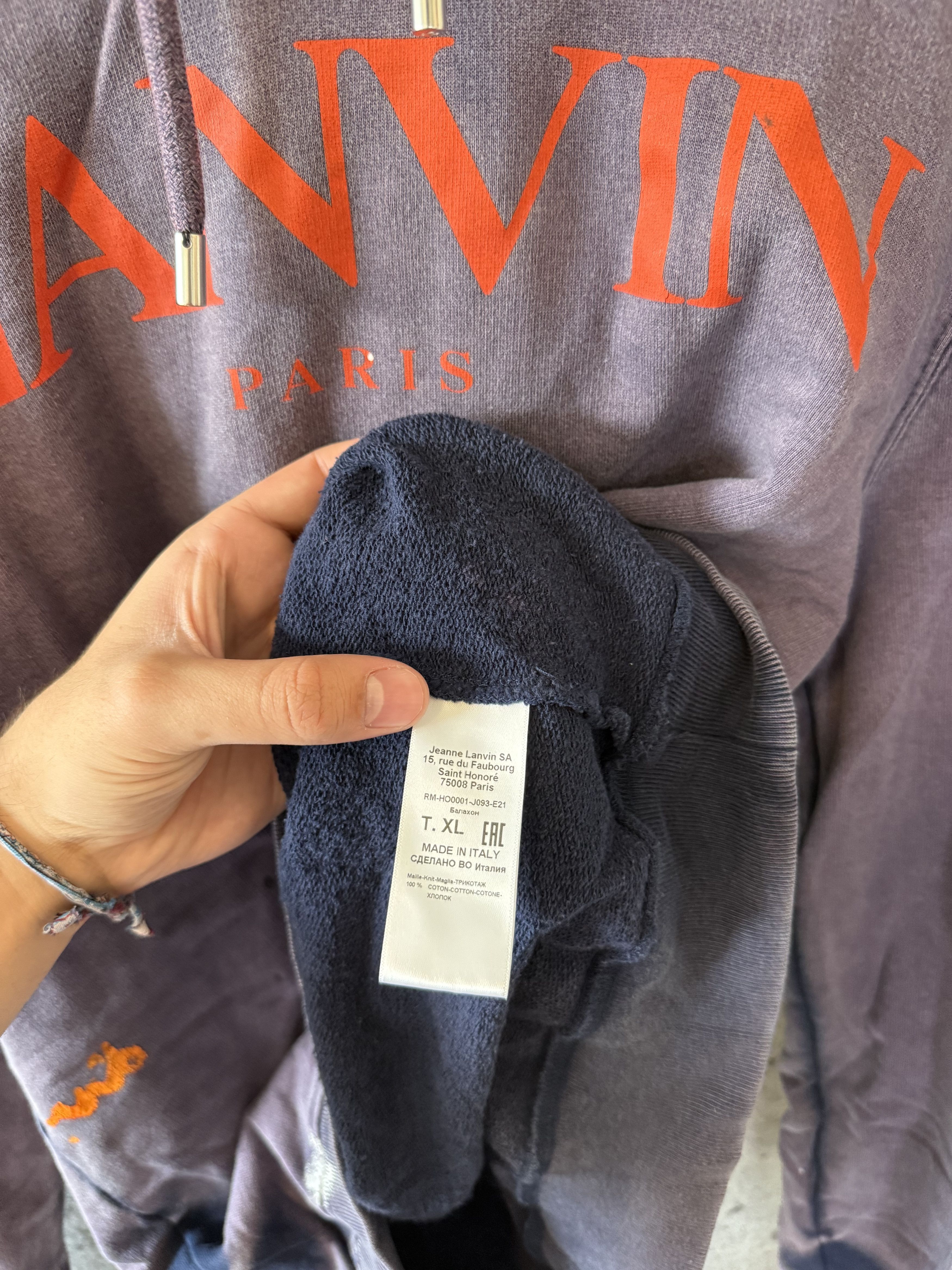 Gallery Dept. Gallery dept lanvin paint splatter hoodie Size US XL / EU 56 / 4 - 5 Thumbnail