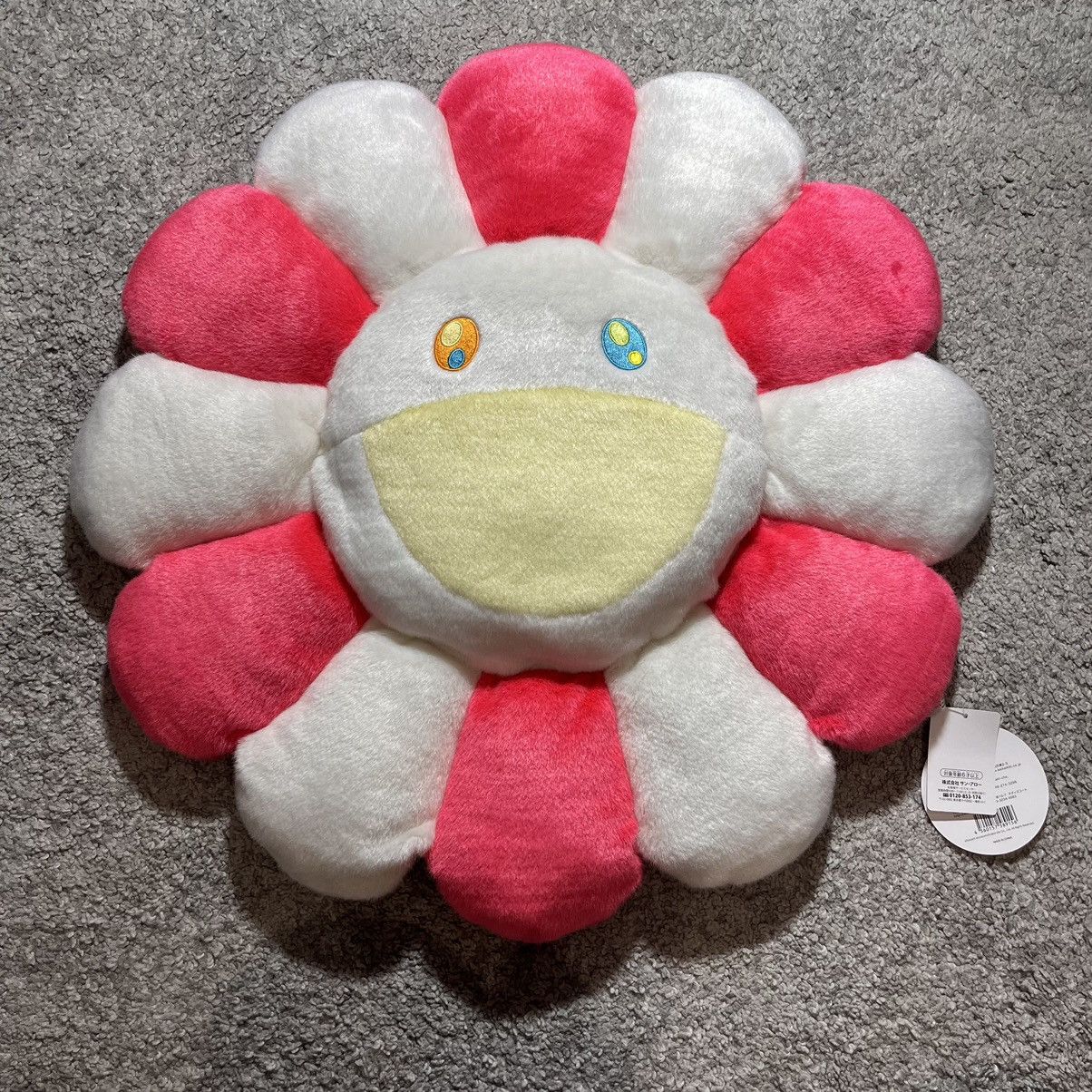 Takashi Murakami Takashi Murakami 60cm flower cushion pink white pillow Size ONE SIZE - 1 Thumbnail