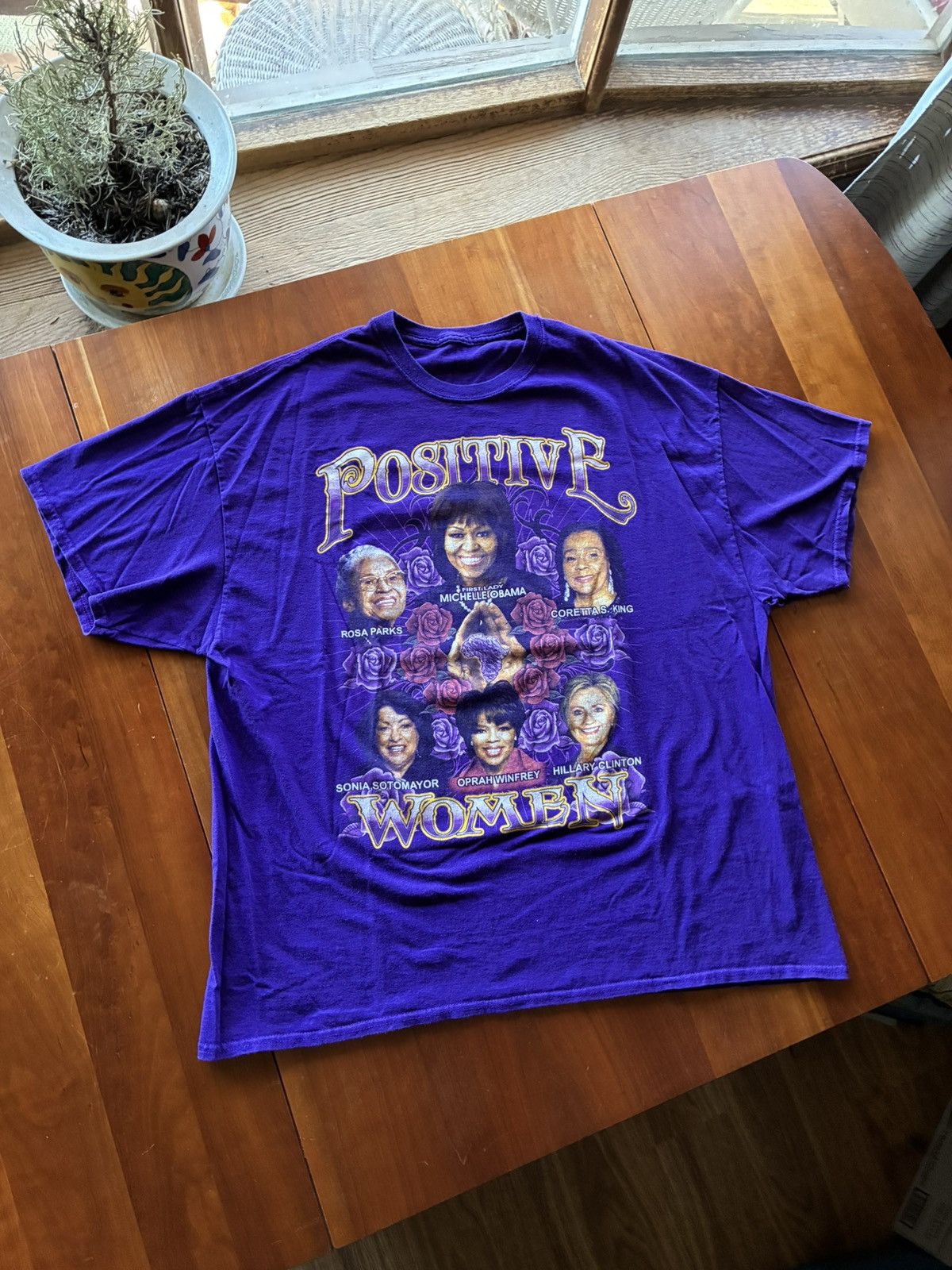 Vintage Vintage Michael Obama purple tee shirt Size US XL / EU 56 / 4 - 1 Thumbnail