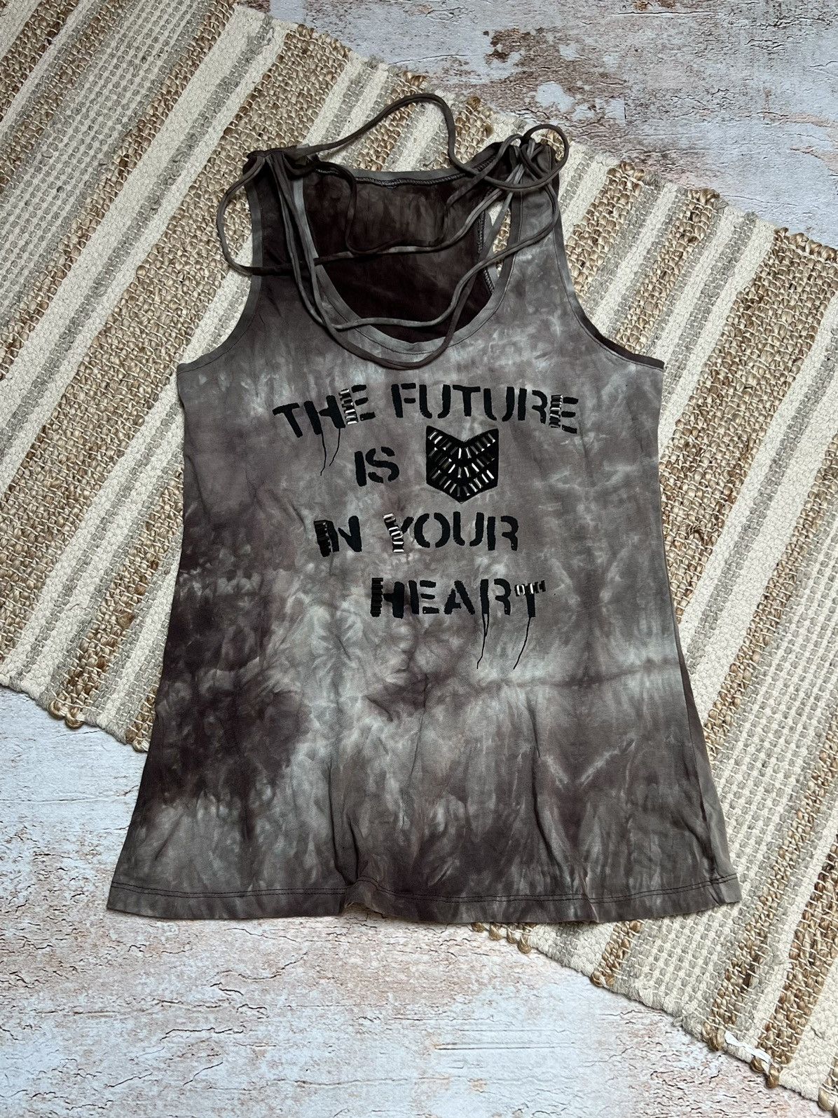 Vintage Vintage tie dye distressed tank top Size US M / EU 48-50 / 2 - 1 Thumbnail