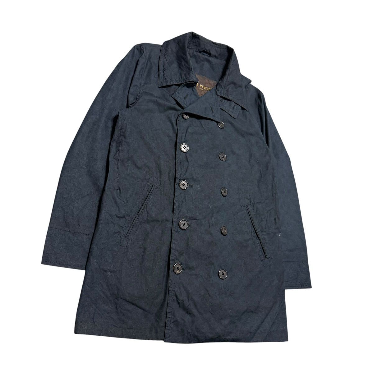 Louis Vuitton Louis Vuitton Monogram Double Breasted Wax Coat Size US M / EU 48-50 / 2 - 3 Thumbnail