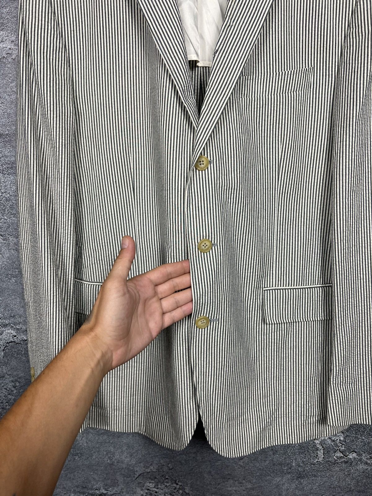 Polo Ralph Lauren Nwt Vintage Polo Ralph Lauren Ribber Blazer Size 44R Size 44R - 5 Thumbnail