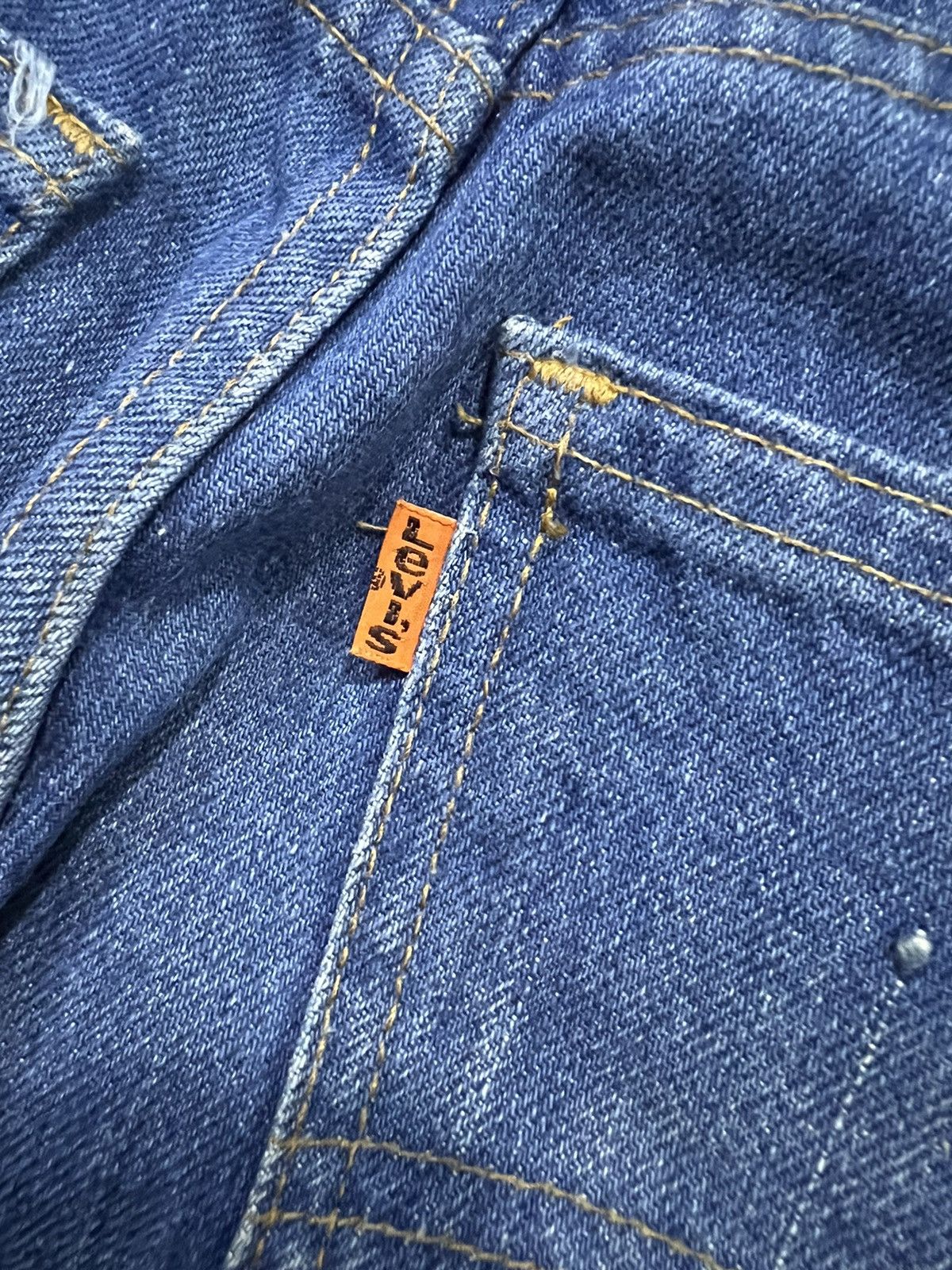 Levi's 💥FLARE💥VINTAGE 60’s LEVIS 517 ORANGE TAB NICE FADEDBUTTON #8 Size US 28 / EU 44 - 10 Thumbnail