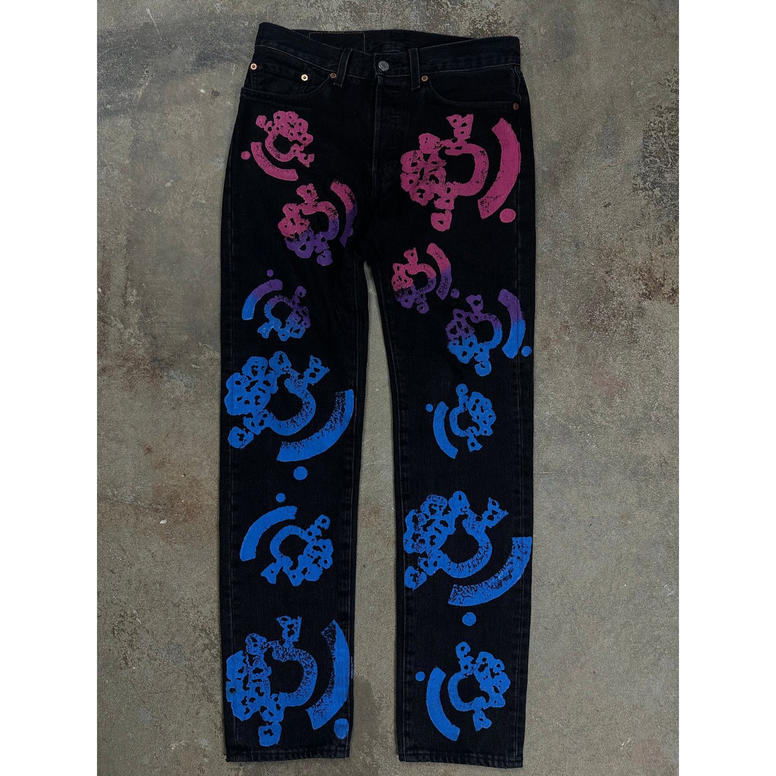 DENIM TEARS Denim Tears BSTROY Jeans Black Used 29 Size US 29 - 1 Thumbnail