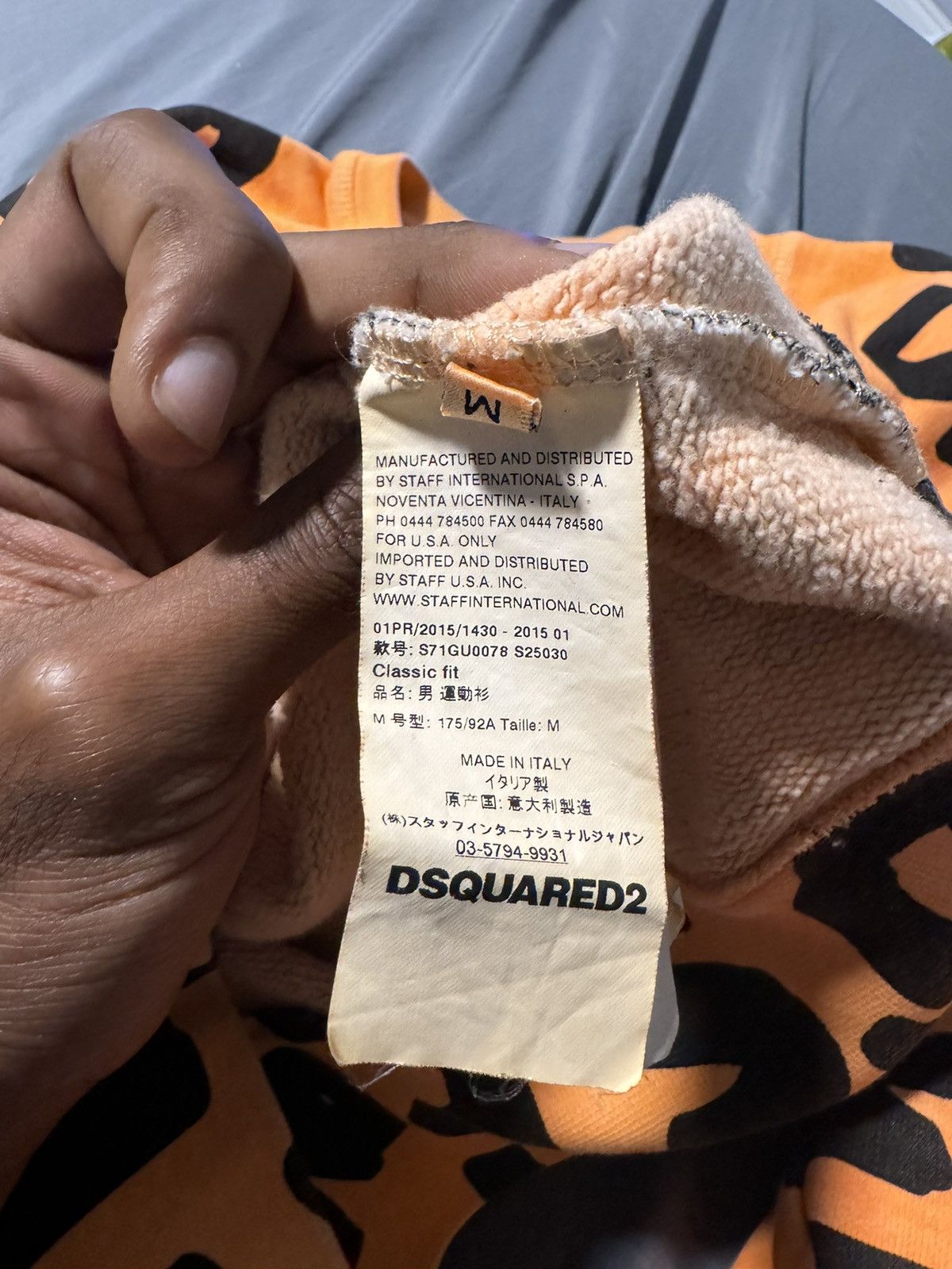 Dsquared2 Dsquared Pop Culture Orange Crewneck Size US M / EU 48-50 / 2 - 5 Thumbnail