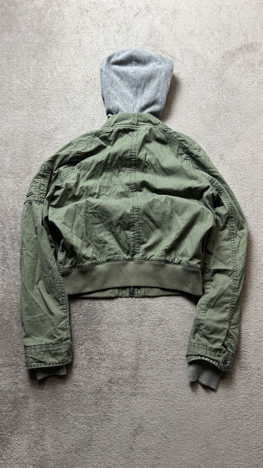 Japanese Brand Hollister Zip Hood Bomber Jacket LGB miss sixty kapital Size S / US 4 / IT 40 - 4 Thumbnail