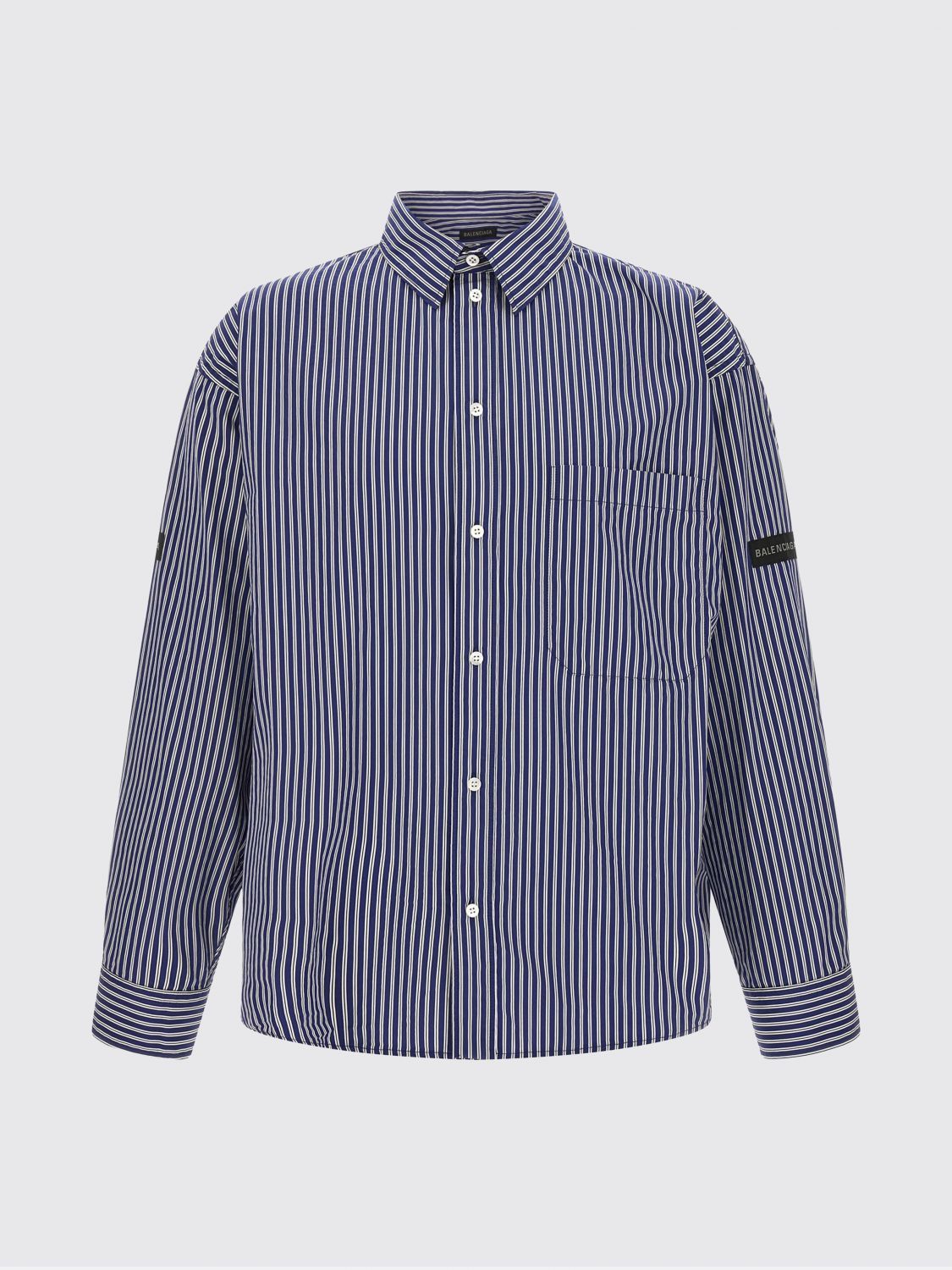 Balenciaga Balenciaga Shirt Men Blue Size US M / EU 48-50 / 2 - 1 Preview